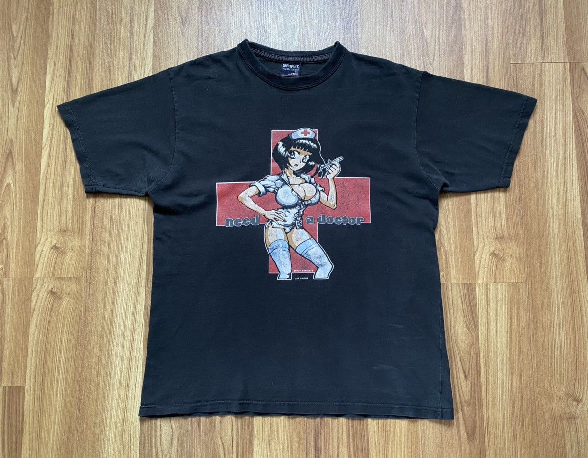 Vintage Spirit T Shirt 90s Anime Hentai like Hook-ups