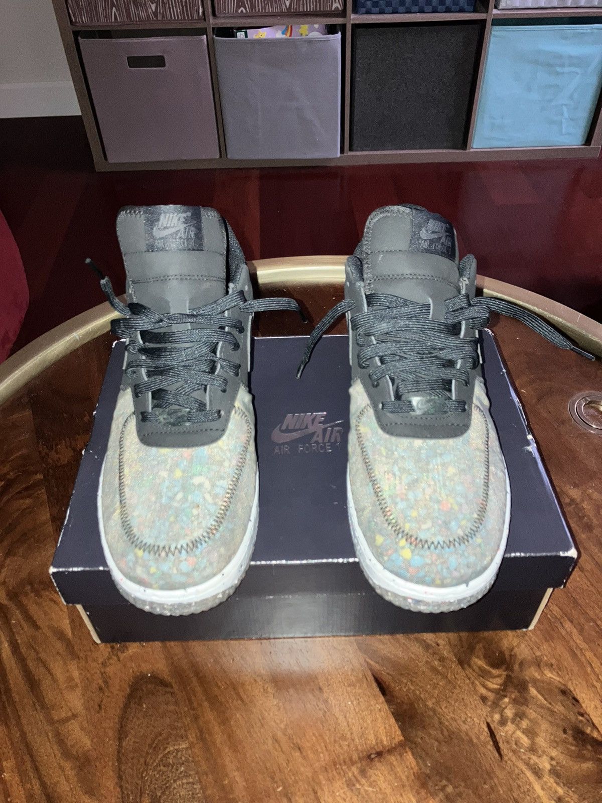 Nike Air Force 1 Crater Black Photon Dust