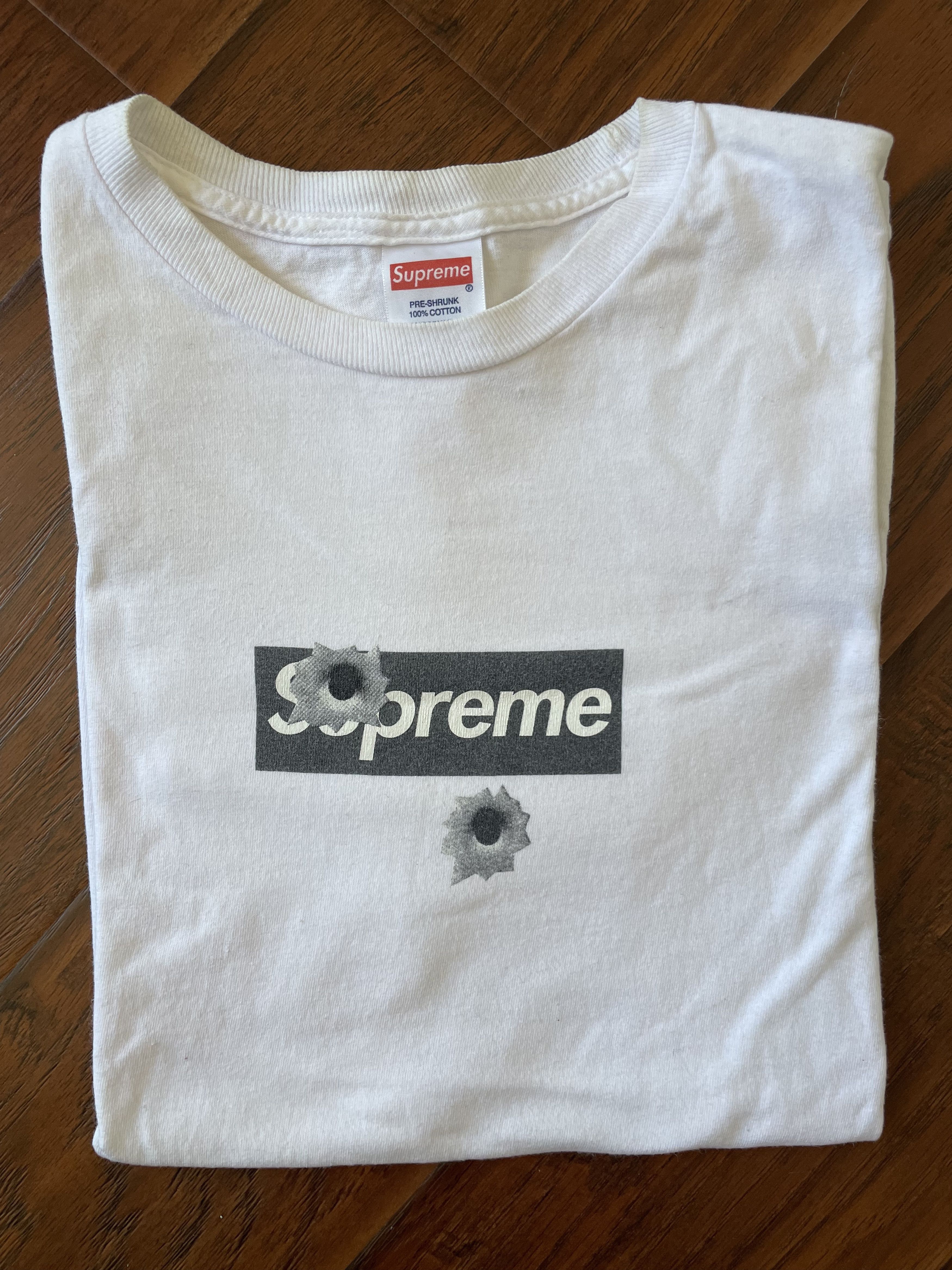 Supreme Supreme Shibuya Bullet Box Logo Nate Lowman T-Shirt Tee