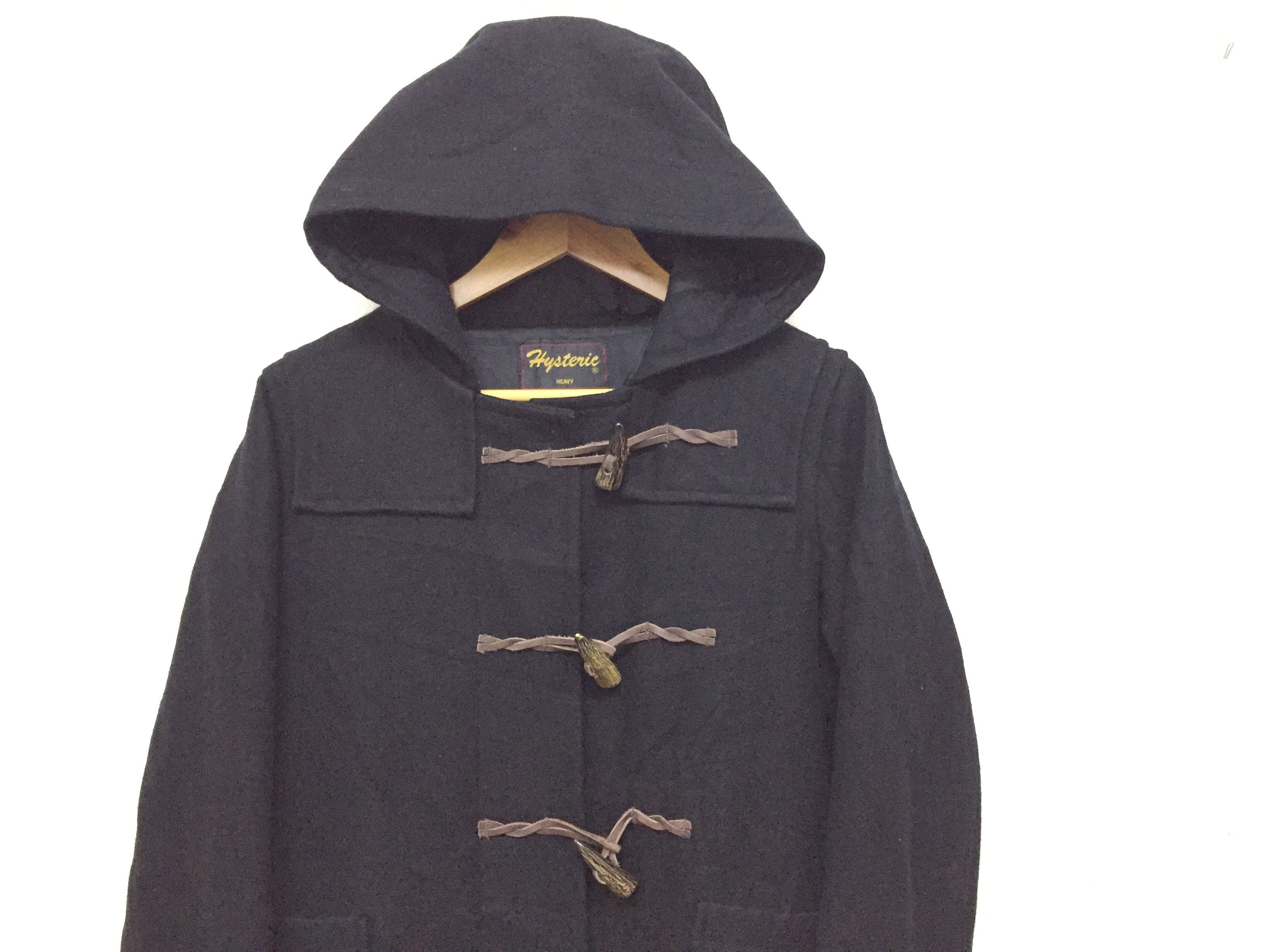 90's HYSTERIC GLAMOUR Knot Button heavy parka wool jacket