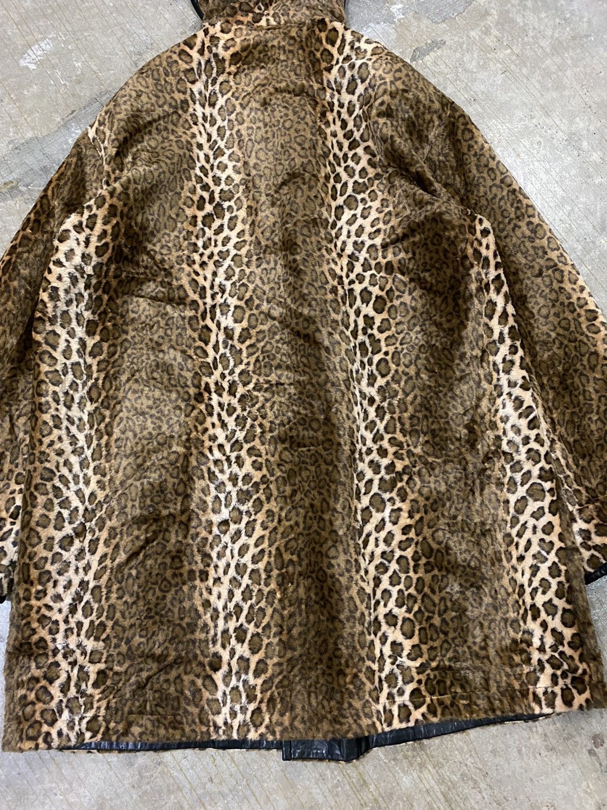 Ekam Vtg Reversible leopard Cobain cowhide leather jacket Size US M / EU 48-50 / 2 - 7 Thumbnail