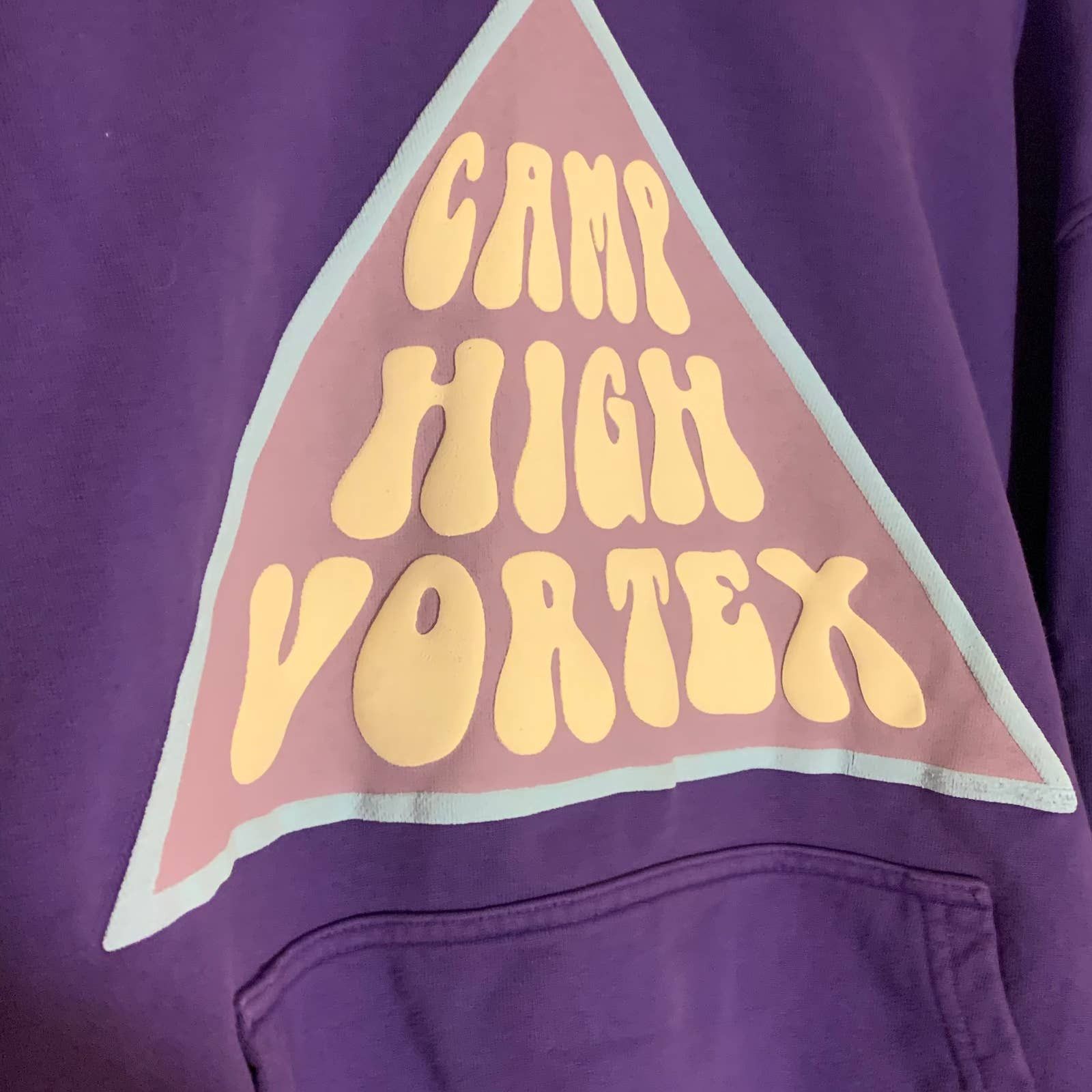 Top Purple Camp High Vortex Hoodie