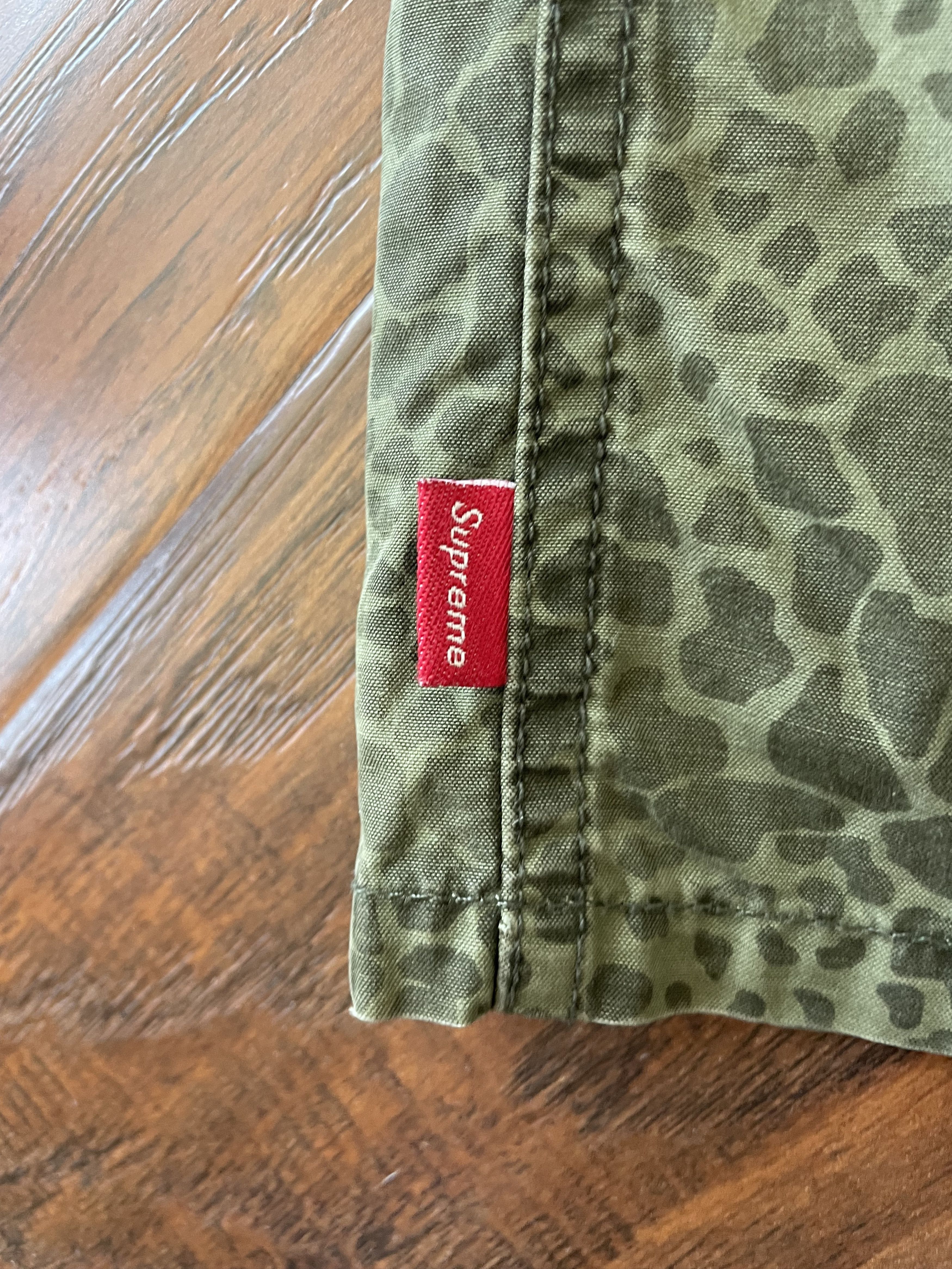 Supreme Supreme Giraffe Camo Field Jacket Box Logo Vintage Coat