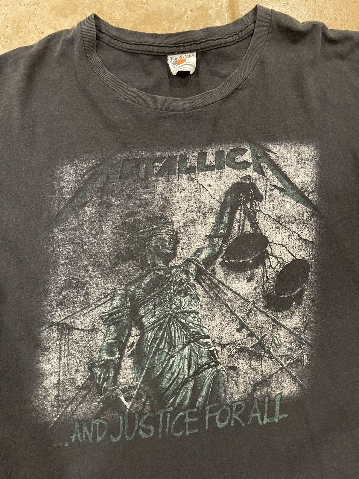 Band Tees Vintage Metallica 90s Justice for All Tee Size US XL / EU 56 / 4 - 5 Thumbnail