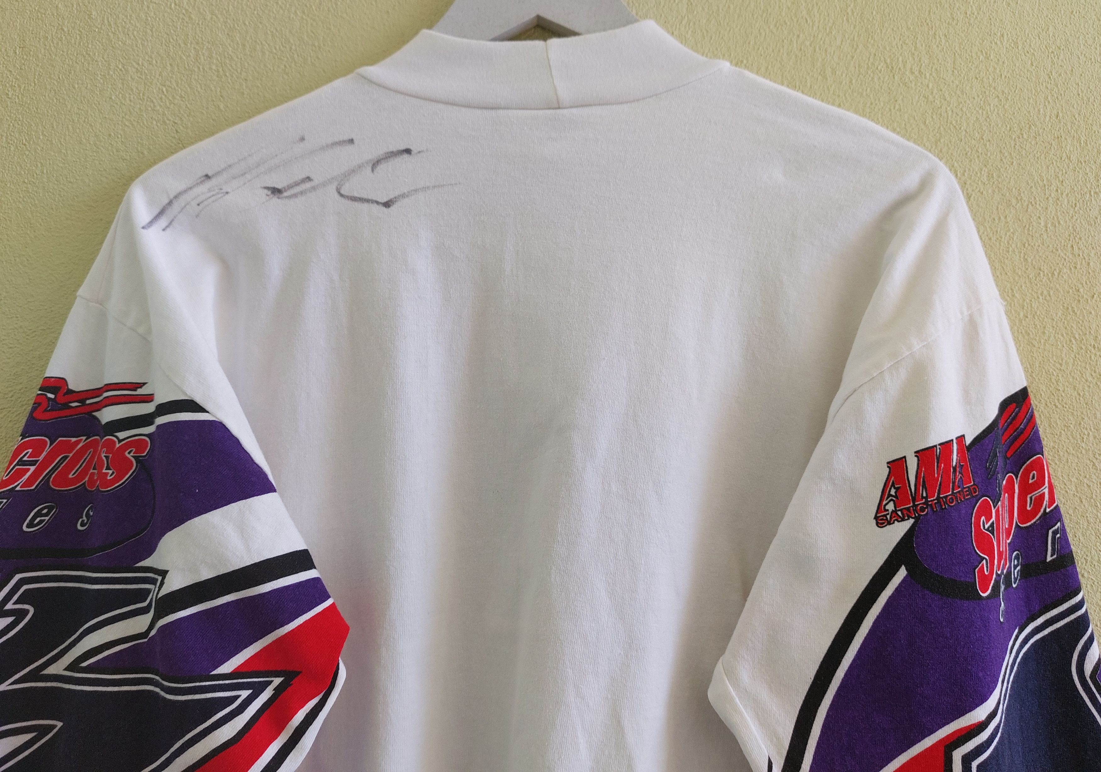 Vintage RARE!! Vintage 90's AMA SUPERCROSS SERIES long sleeve tee Size US L / EU 52-54 / 3 - 8 Thumbnail