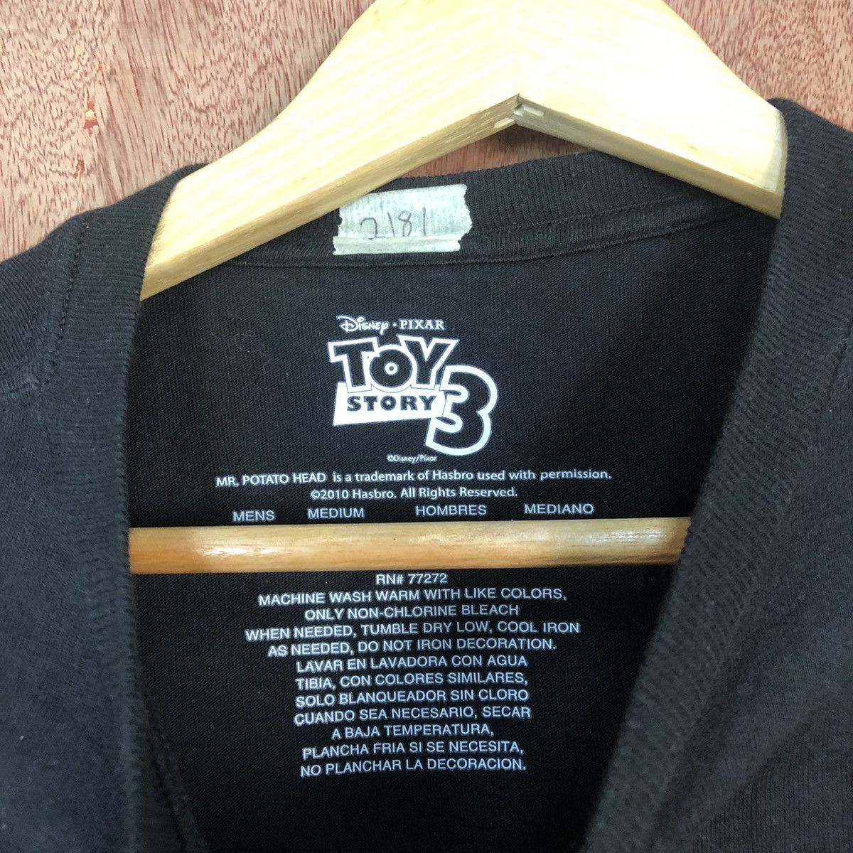 Toy Story Short Sleeve Tshirt Black Colour #2181