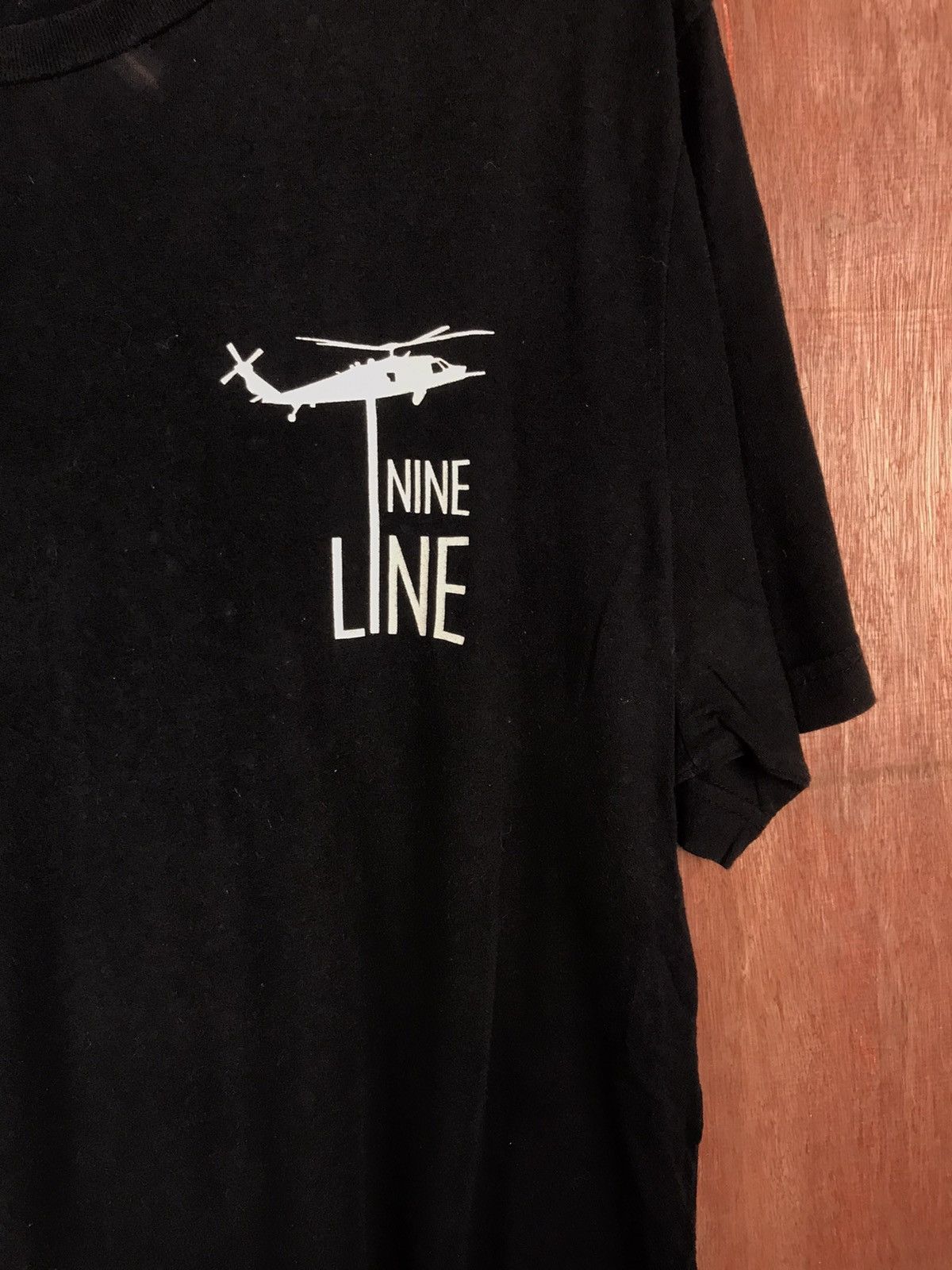 Vintage Nine Line Apparel Short Sleeve T-Shirt Black Colour #2238 Size US L / EU 52-54 / 3 - 11 Thumbnail