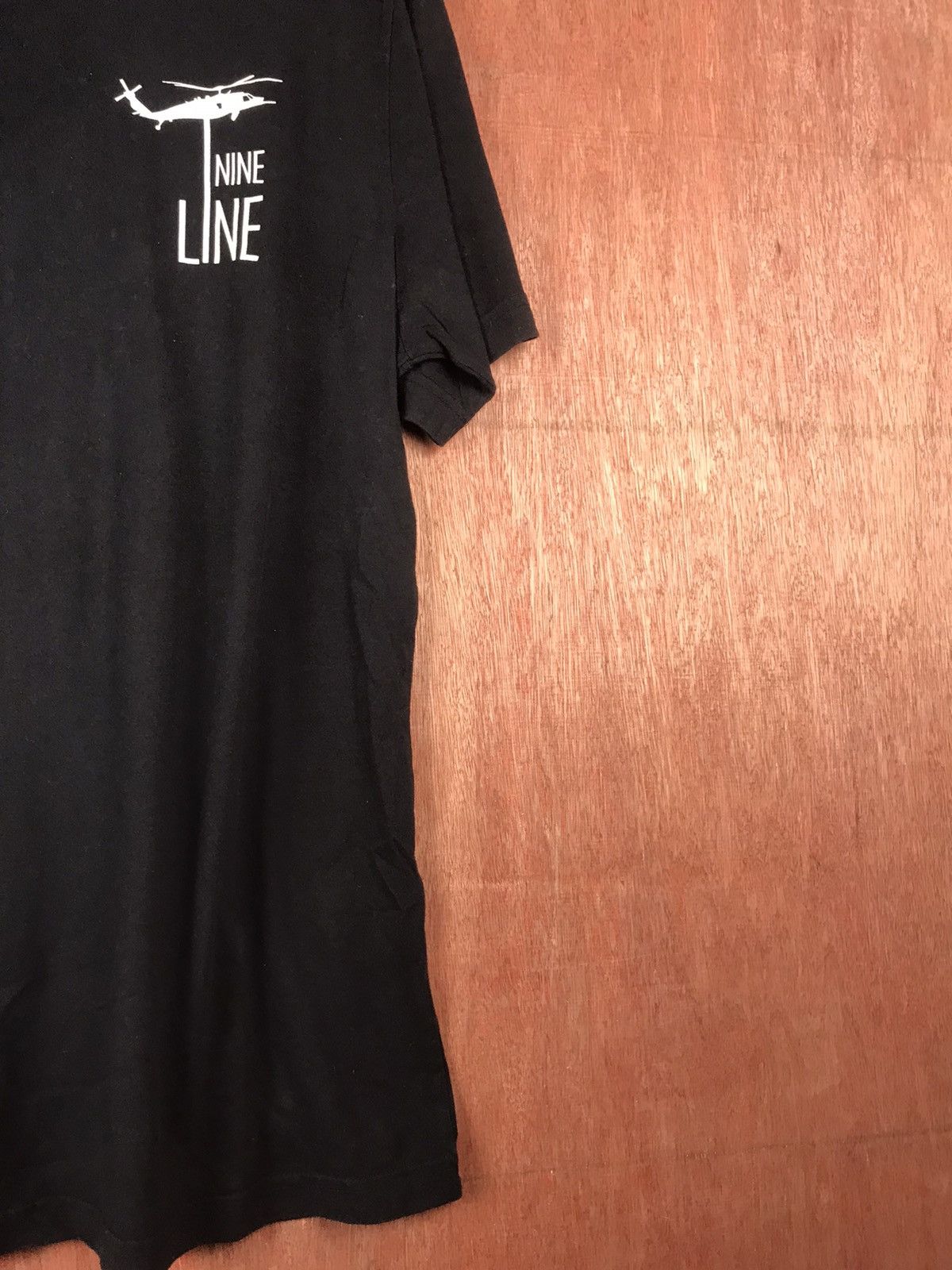 Vintage Nine Line Apparel Short Sleeve T-Shirt Black Colour #2238 Size US L / EU 52-54 / 3 - 8 Thumbnail