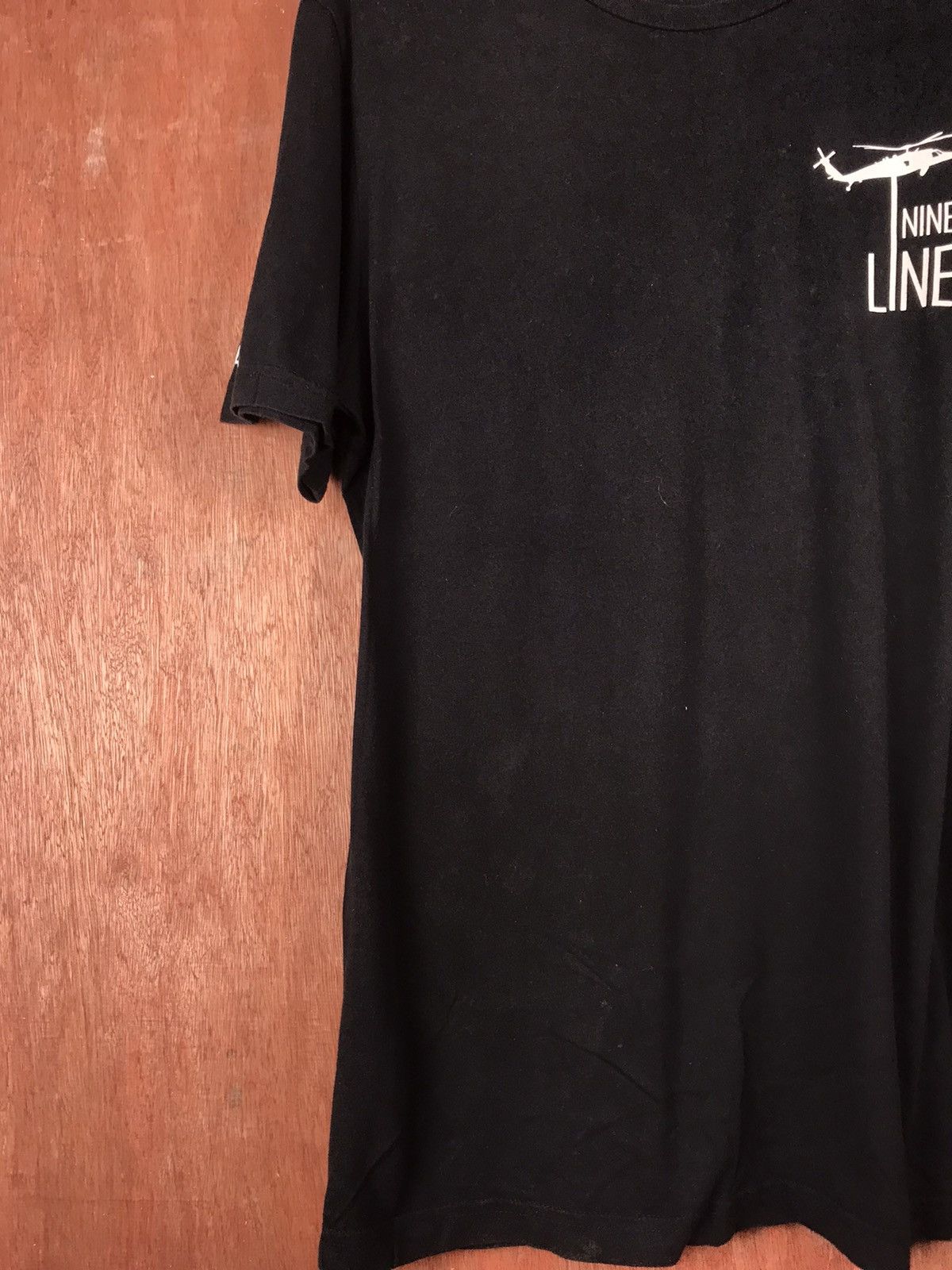 Vintage Nine Line Apparel Short Sleeve T-Shirt Black Colour #2238 Size US L / EU 52-54 / 3 - 7 Thumbnail