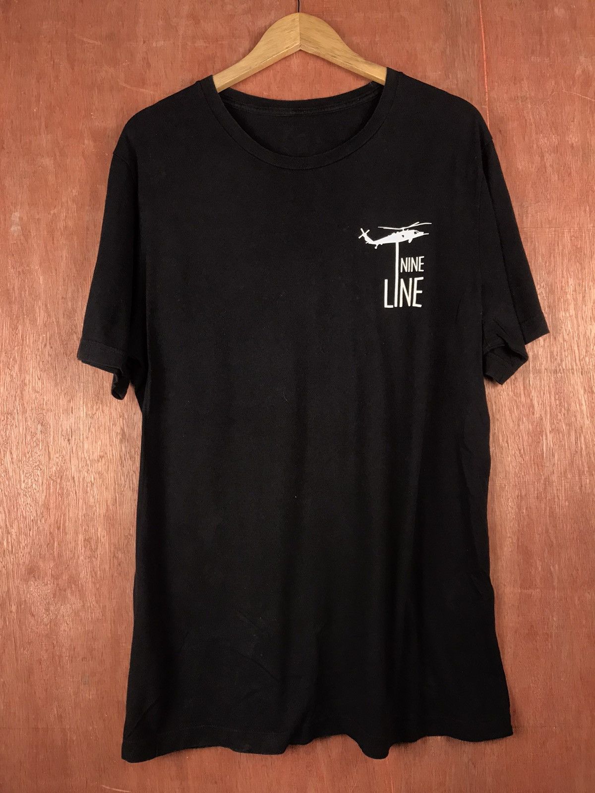 Vintage Nine Line Apparel Short Sleeve T-Shirt Black Colour #2238 Size US L / EU 52-54 / 3 - 6 Thumbnail