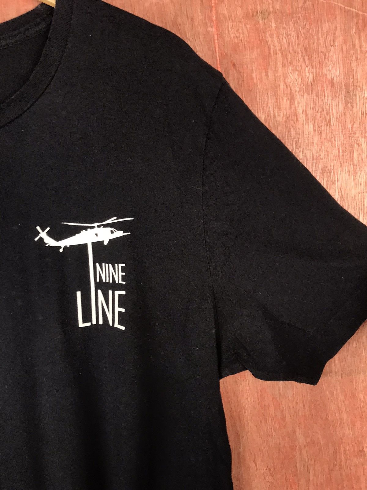 Vintage Nine Line Apparel Short Sleeve T-Shirt Black Colour #2238 Size US L / EU 52-54 / 3 - 12 Thumbnail