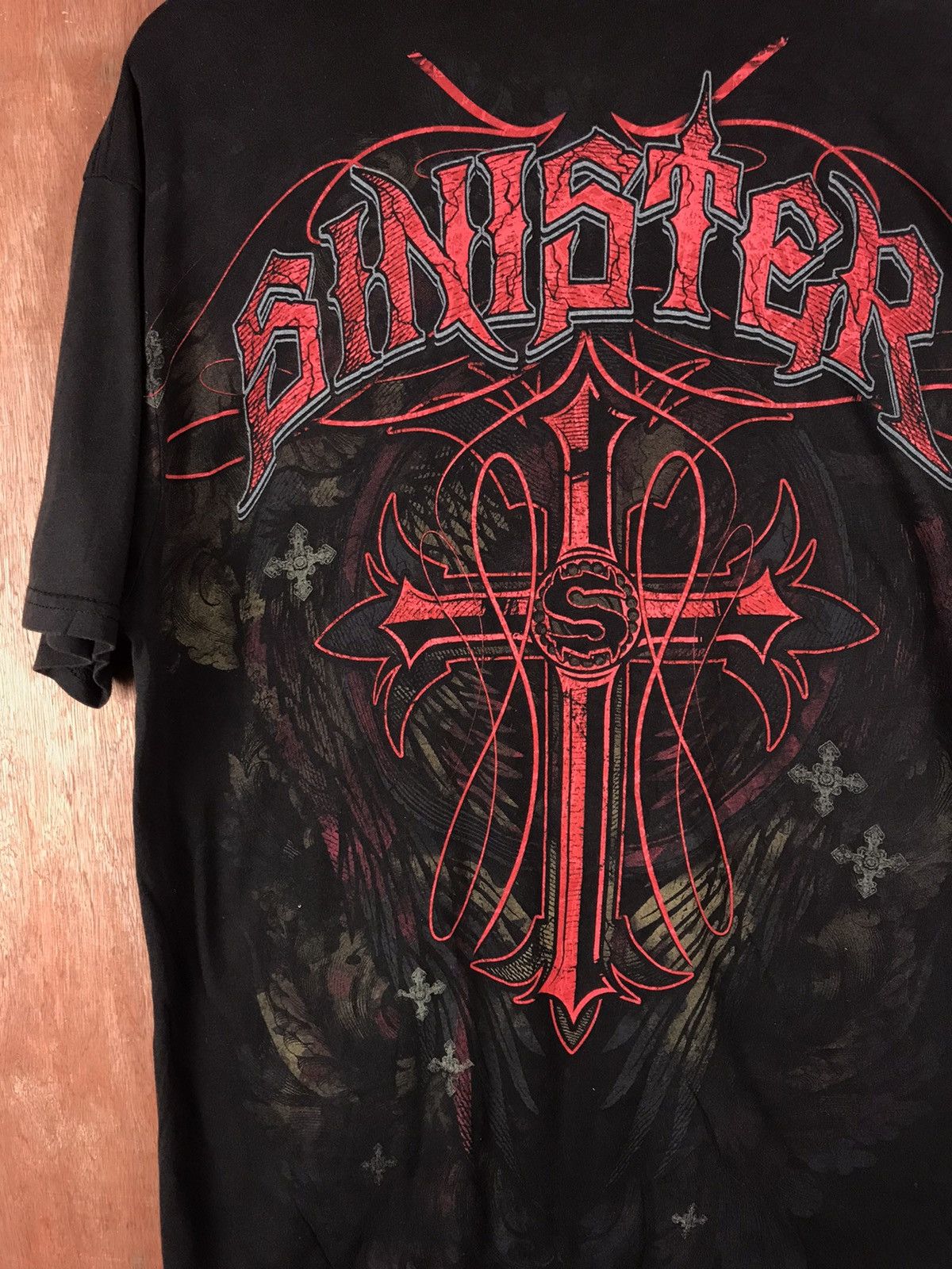 Band Tees Sinister Band Short Sleeve T-Shirt Black Colour #2229 Size US L / EU 52-54 / 3 - 4 Thumbnail