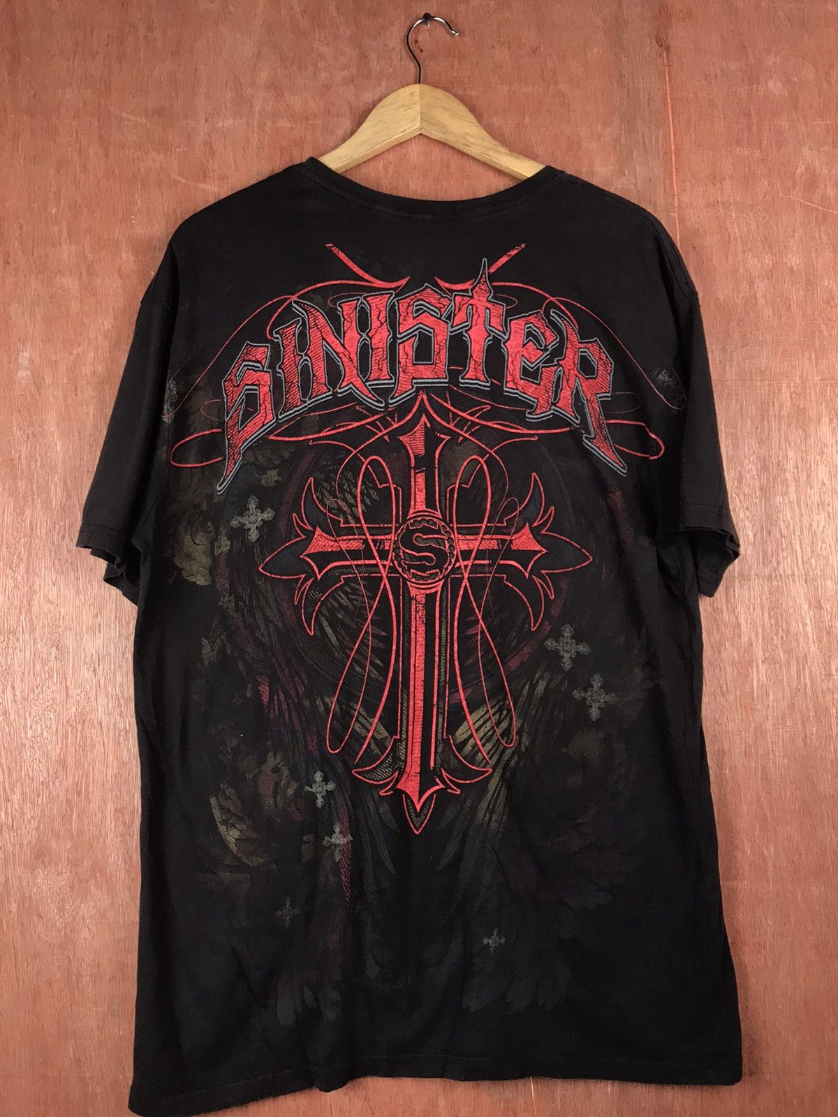 Band Tees Sinister Band Short Sleeve T-Shirt Black Colour #2229 Size US L / EU 52-54 / 3 - 1 Thumbnail