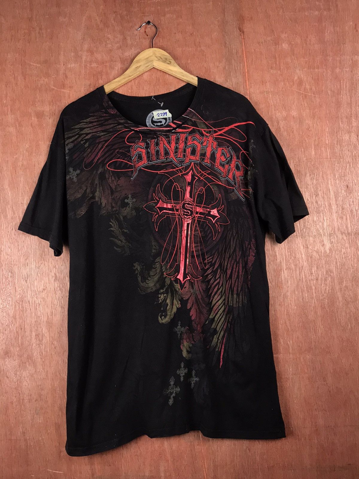 Band Tees Sinister Band Short Sleeve T-Shirt Black Colour #2229 Size US L / EU 52-54 / 3 - 8 Thumbnail