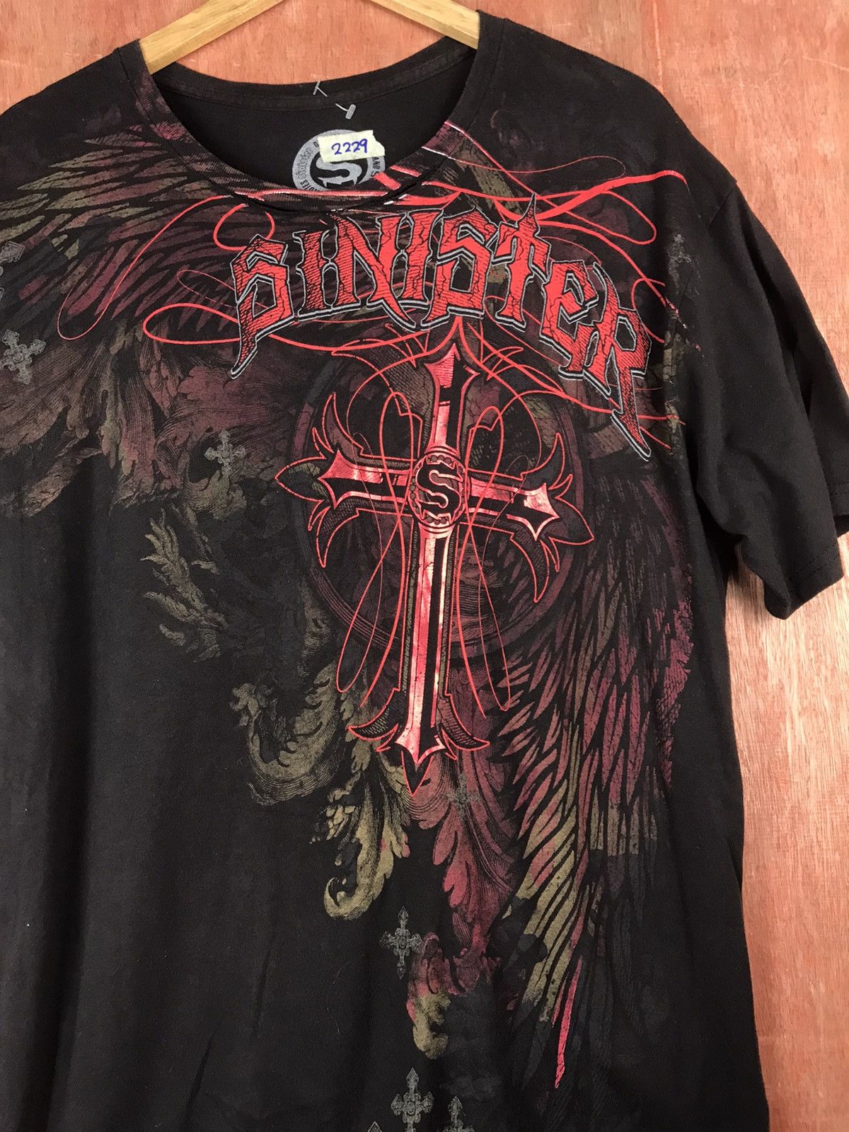 Band Tees Sinister Band Short Sleeve T-Shirt Black Colour #2229 Size US L / EU 52-54 / 3 - 9 Thumbnail