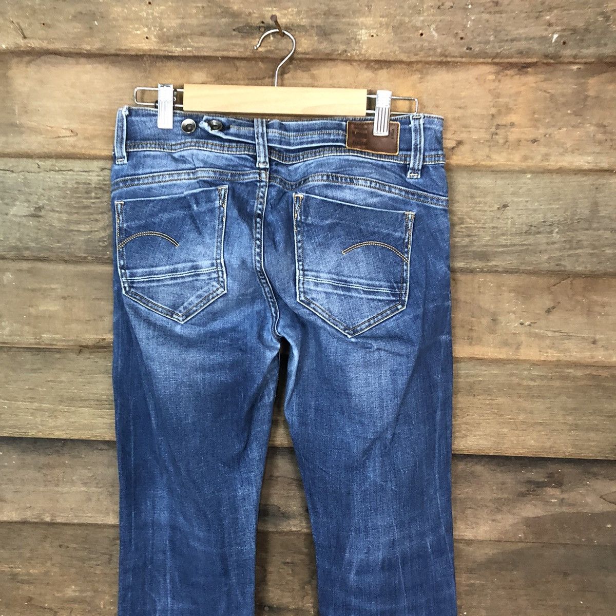 G-Star Gstar RAW Blue Distressed Denim Pants #5100 Size 27" / US 4 / IT 40 - 10 Thumbnail