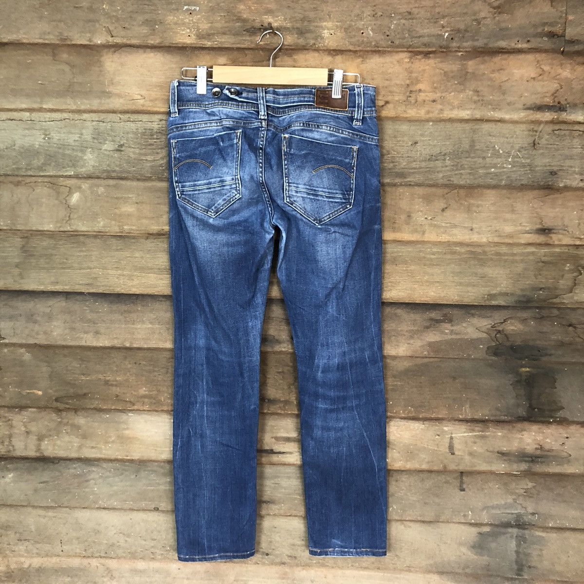 G-Star Gstar RAW Blue Distressed Denim Pants #5100 Size 27" / US 4 / IT 40 - 9 Thumbnail