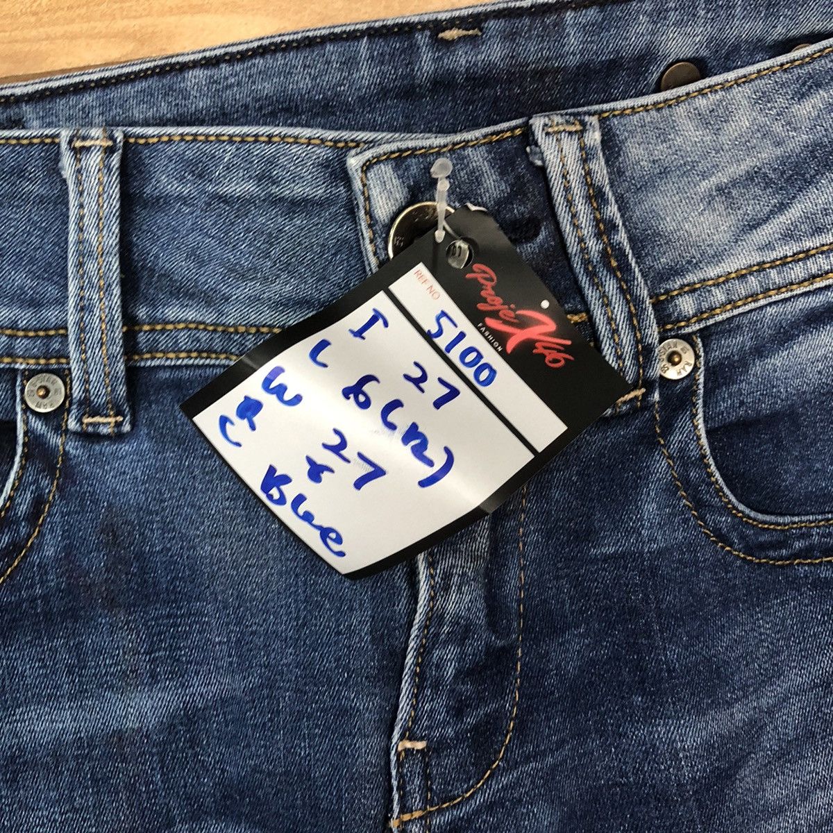 G-Star Gstar RAW Blue Distressed Denim Pants #5100 Size 27" / US 4 / IT 40 - 8 Thumbnail