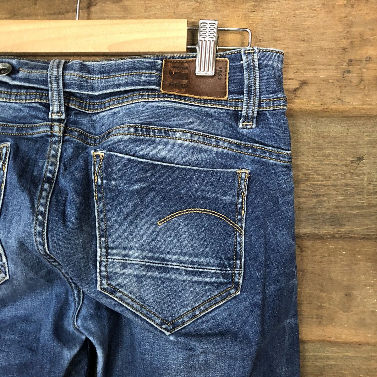G-Star Gstar RAW Blue Distressed Denim Pants #5100 Size 27" / US 4 / IT 40 - 13 Thumbnail