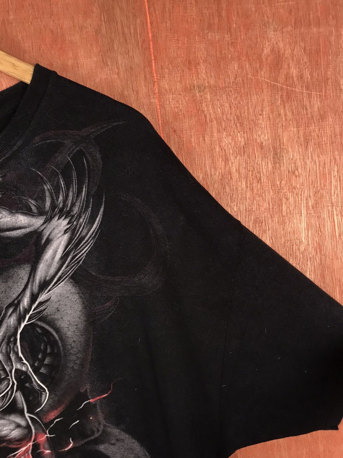 Vintage Dragon Skull Full Print T-Shirt #2233 Size US XL / EU 56 / 4 - 4 Thumbnail