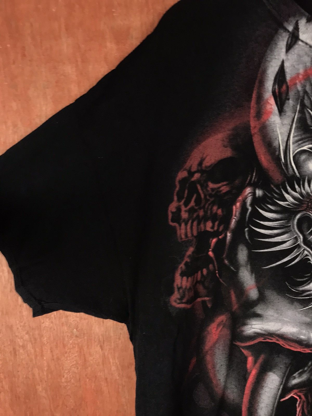 Vintage Dragon Skull Full Print T-Shirt #2233 Size US XL / EU 56 / 4 - 3 Thumbnail