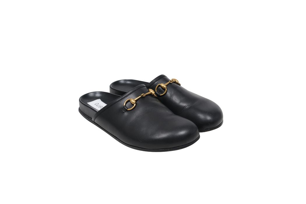 Gucci Black Horsebit River Mules Slip On Sandal Mules 00970 Grailed