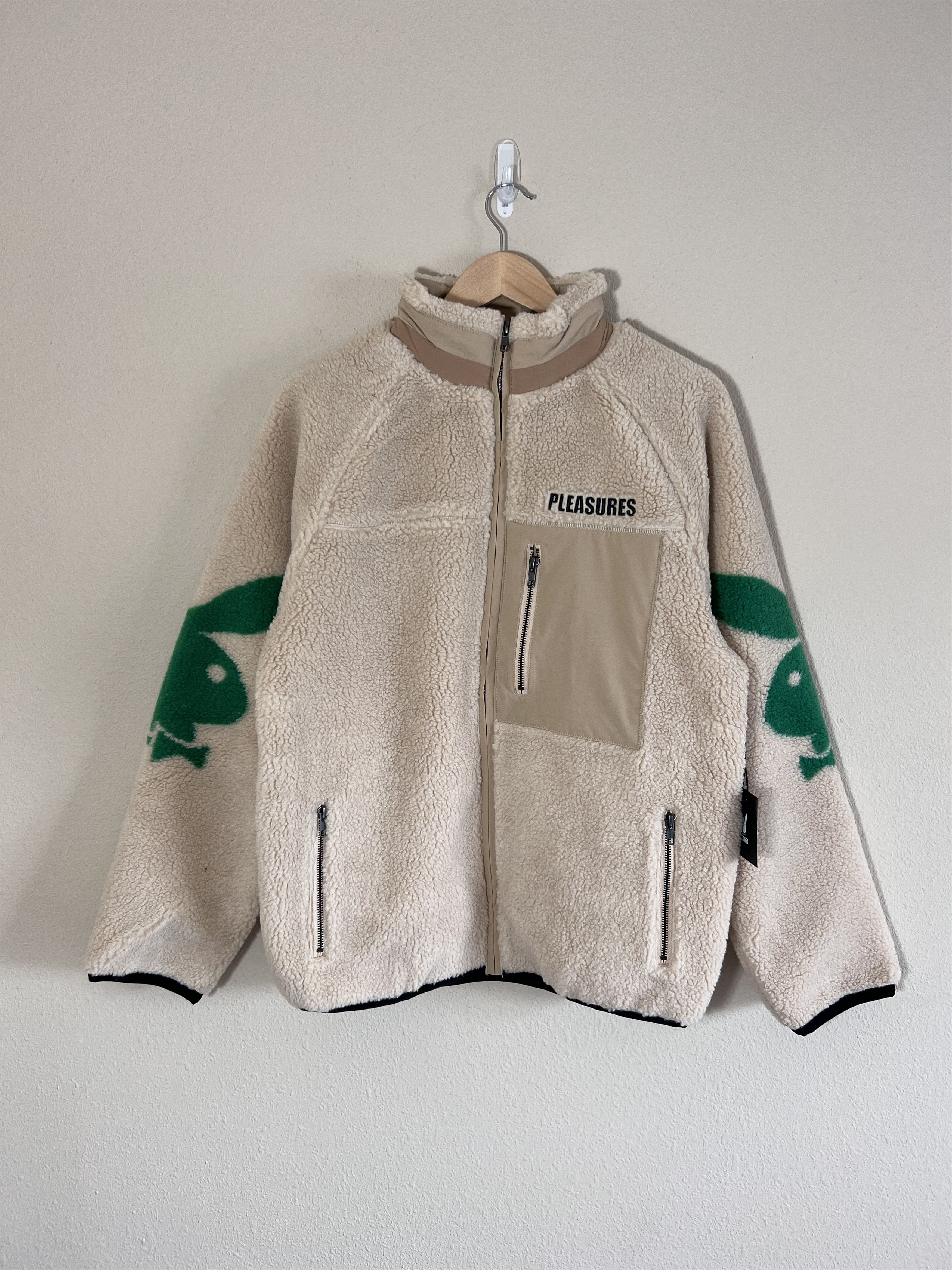 Playboy Pleasures Playboy Bunny Sherpa Fleece Zip Up Jacket | Grailed