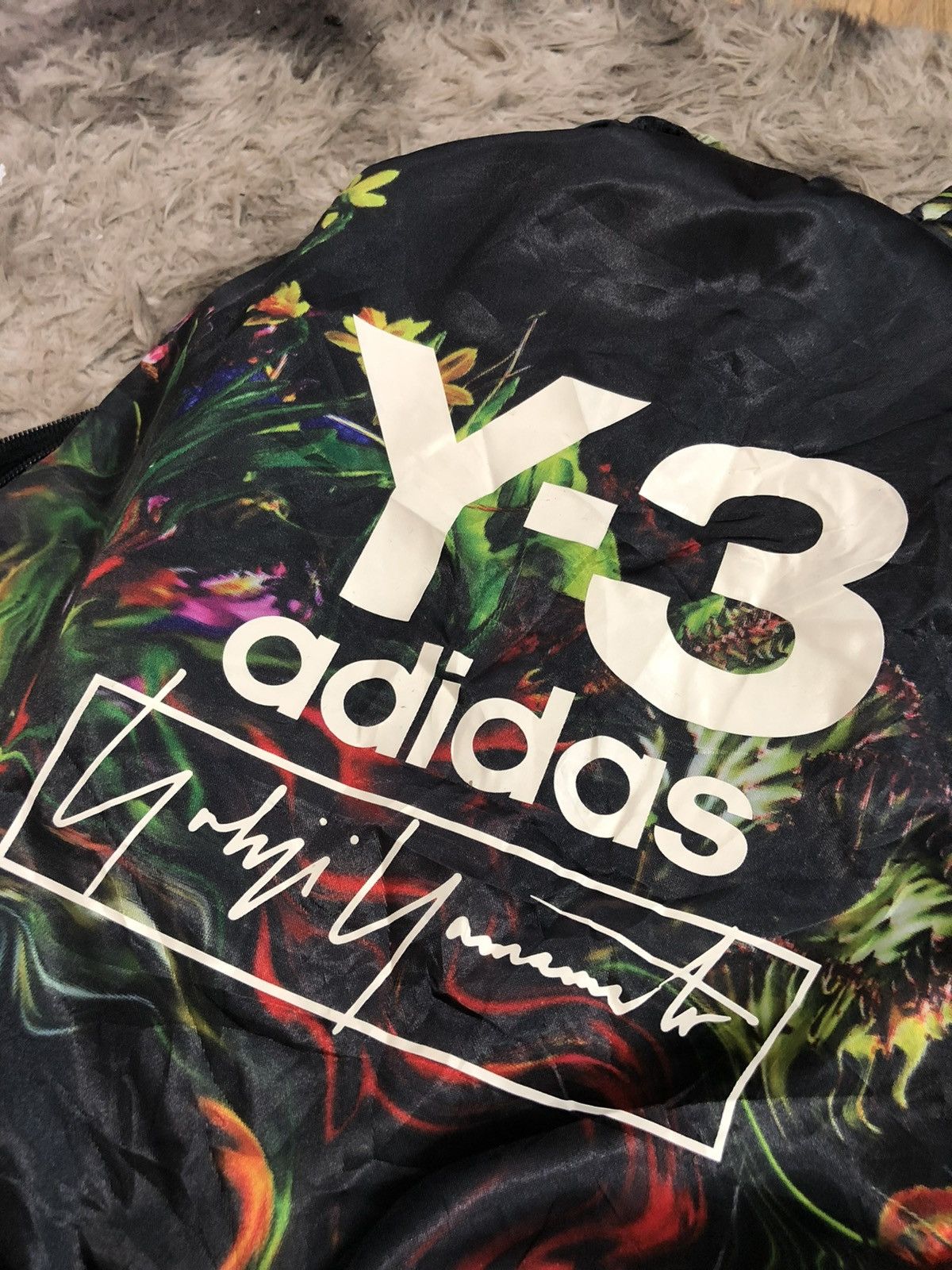 Adidas Y 3 Yohji Yamamoto Yohji Yamamoto Y 3 floral backpack Grailed