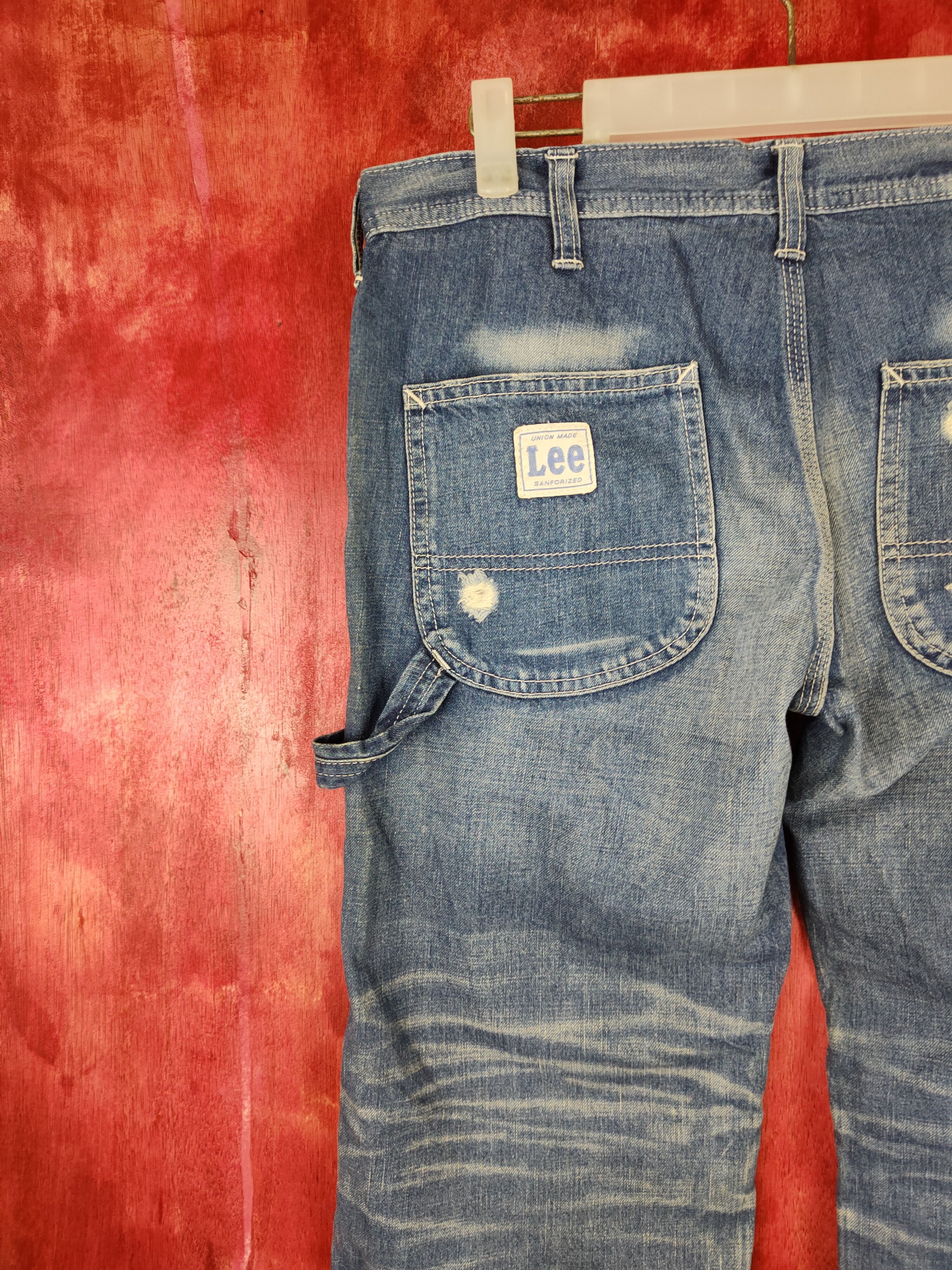 Lee Lee vintage Blue Multi Pocket workwear Denim Pants #S477 Size US 32 / EU 48 - 8 Thumbnail