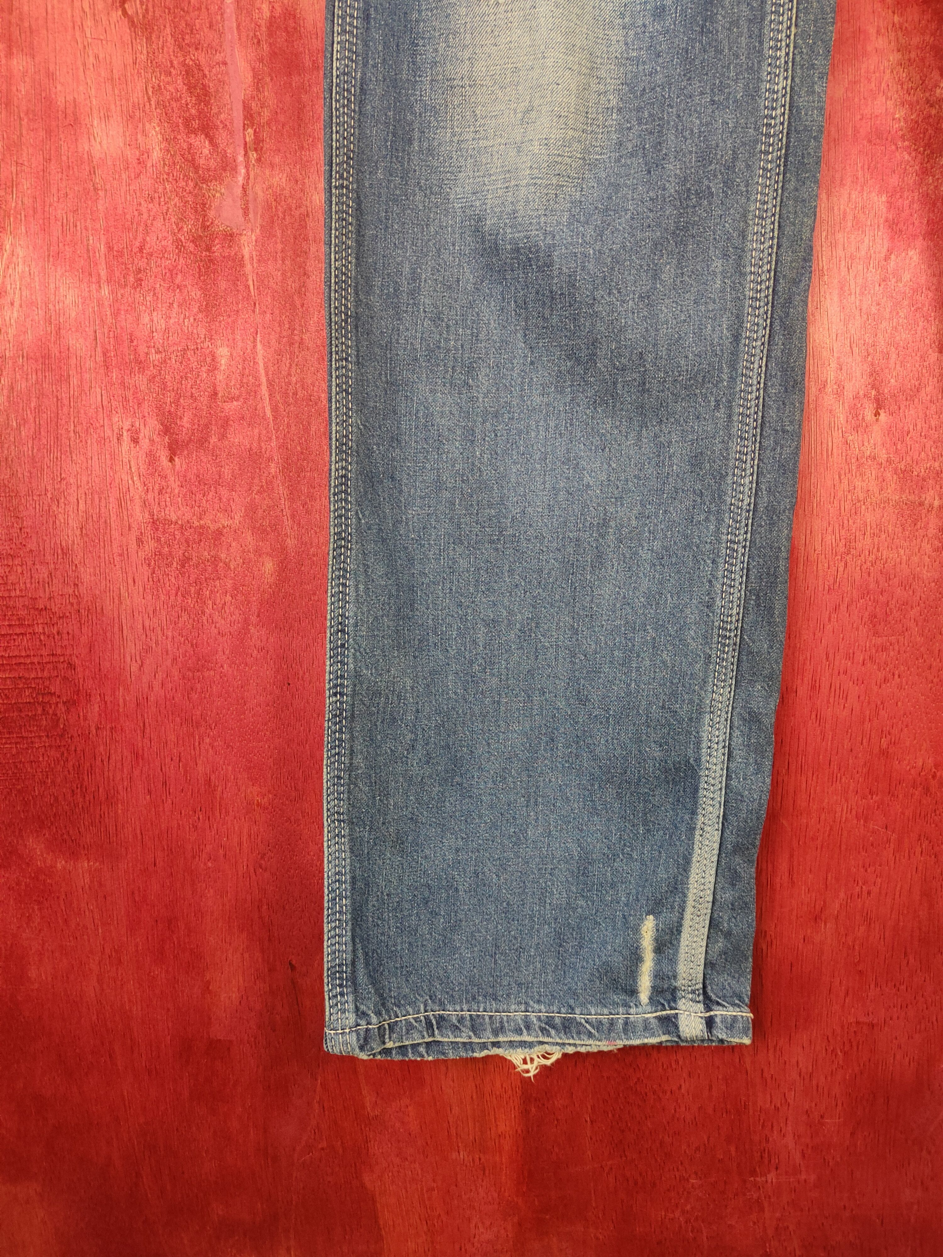 Lee Lee vintage Blue Multi Pocket workwear Denim Pants #S477 Size US 32 / EU 48 - 4 Thumbnail