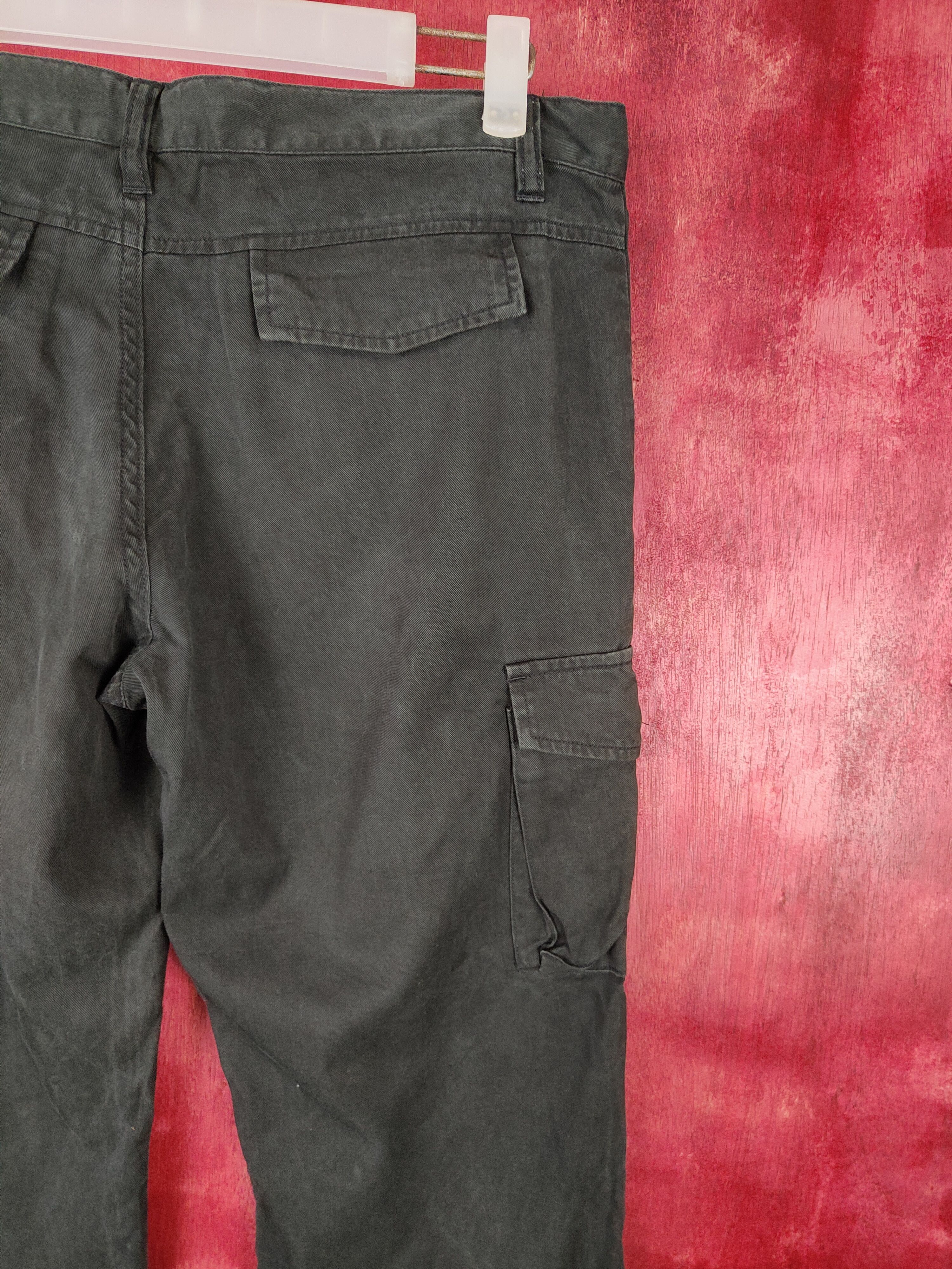 Japanese Brand × Vintage Japanese Brand Black Multi Pocket Tactical Cargo Pants #S475 Size US 31 - 10 Thumbnail