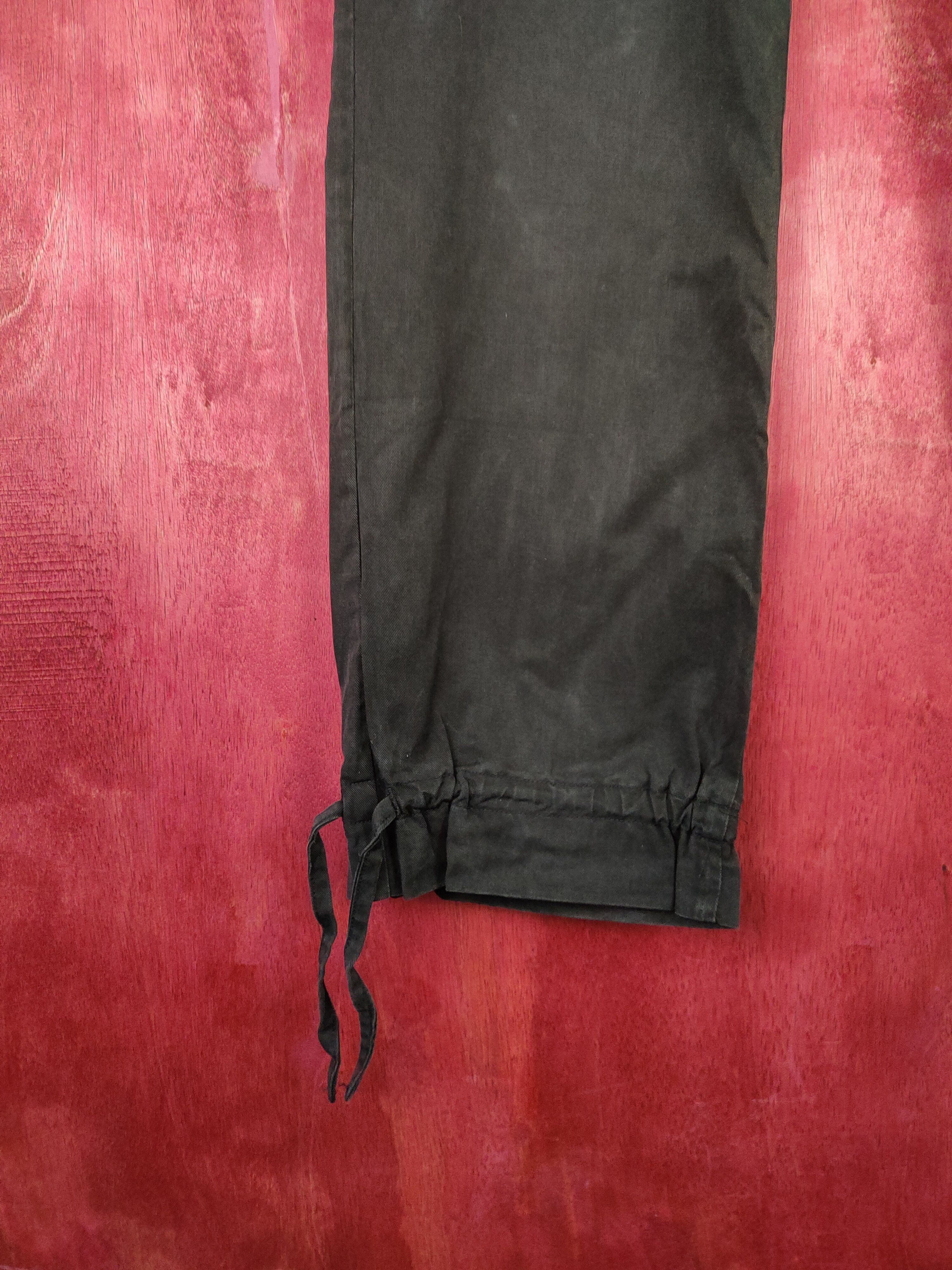 Japanese Brand × Vintage Japanese Brand Black Multi Pocket Tactical Cargo Pants #S475 Size US 31 - 4 Thumbnail