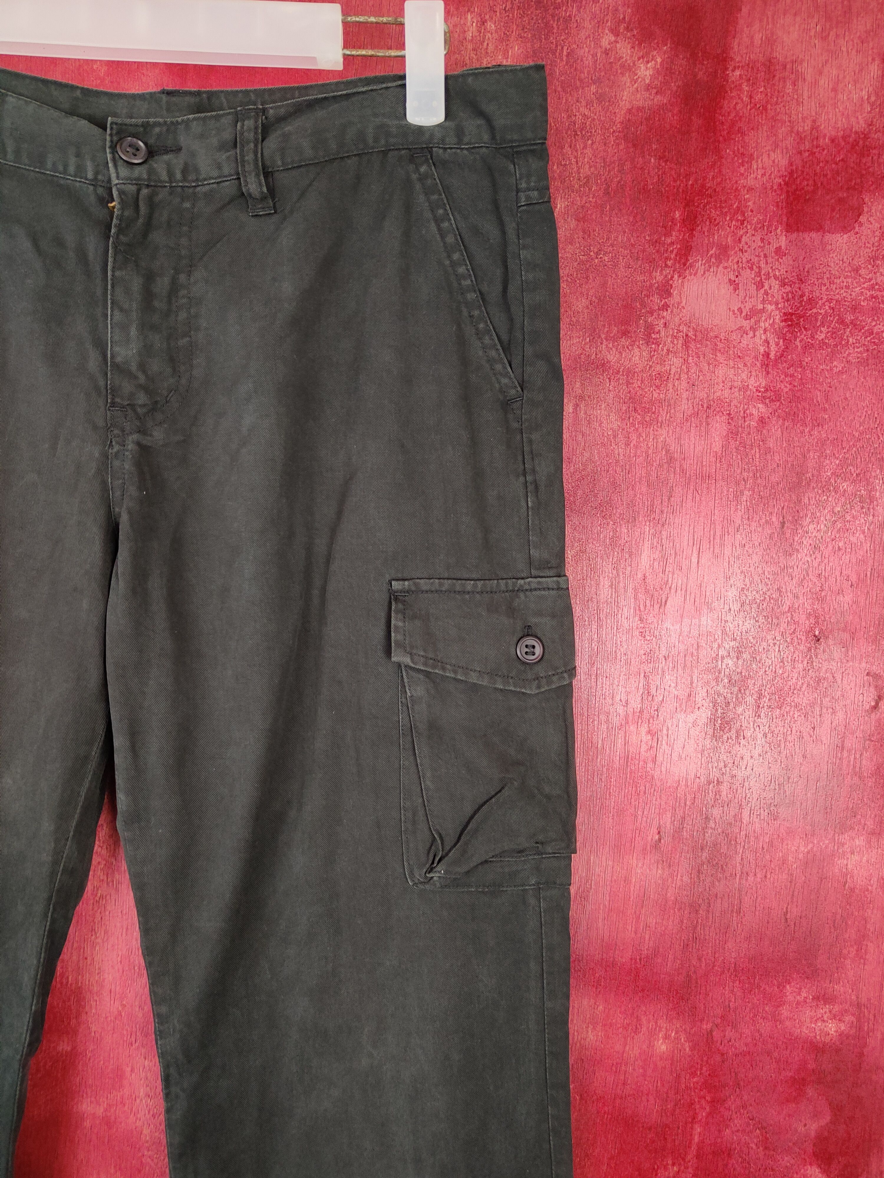 Japanese Brand × Vintage Japanese Brand Black Multi Pocket Tactical Cargo Pants #S475 Size US 31 - 5 Thumbnail