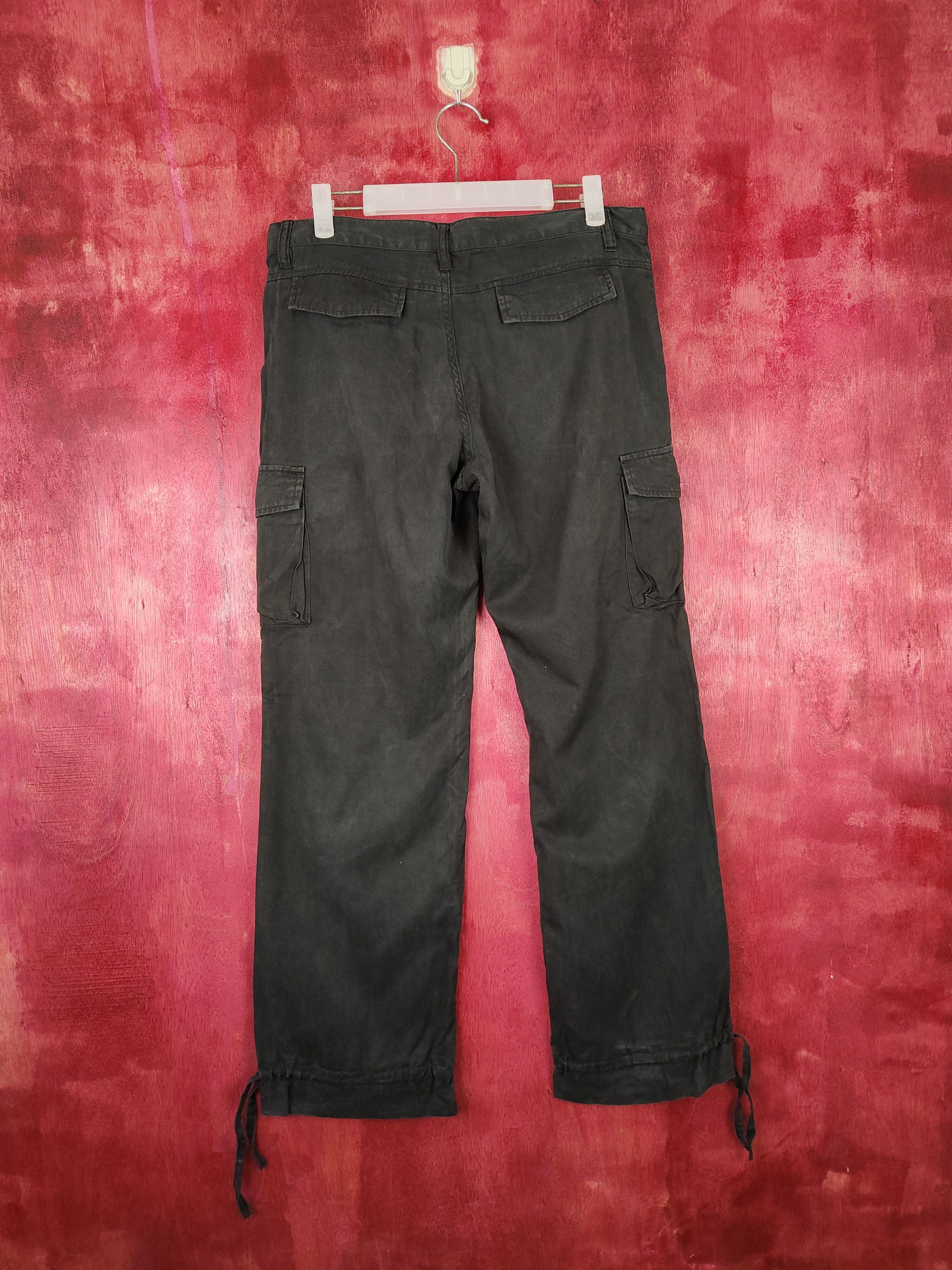 Japanese Brand × Vintage Japanese Brand Black Multi Pocket Tactical Cargo Pants #S475 Size US 31 - 7 Thumbnail