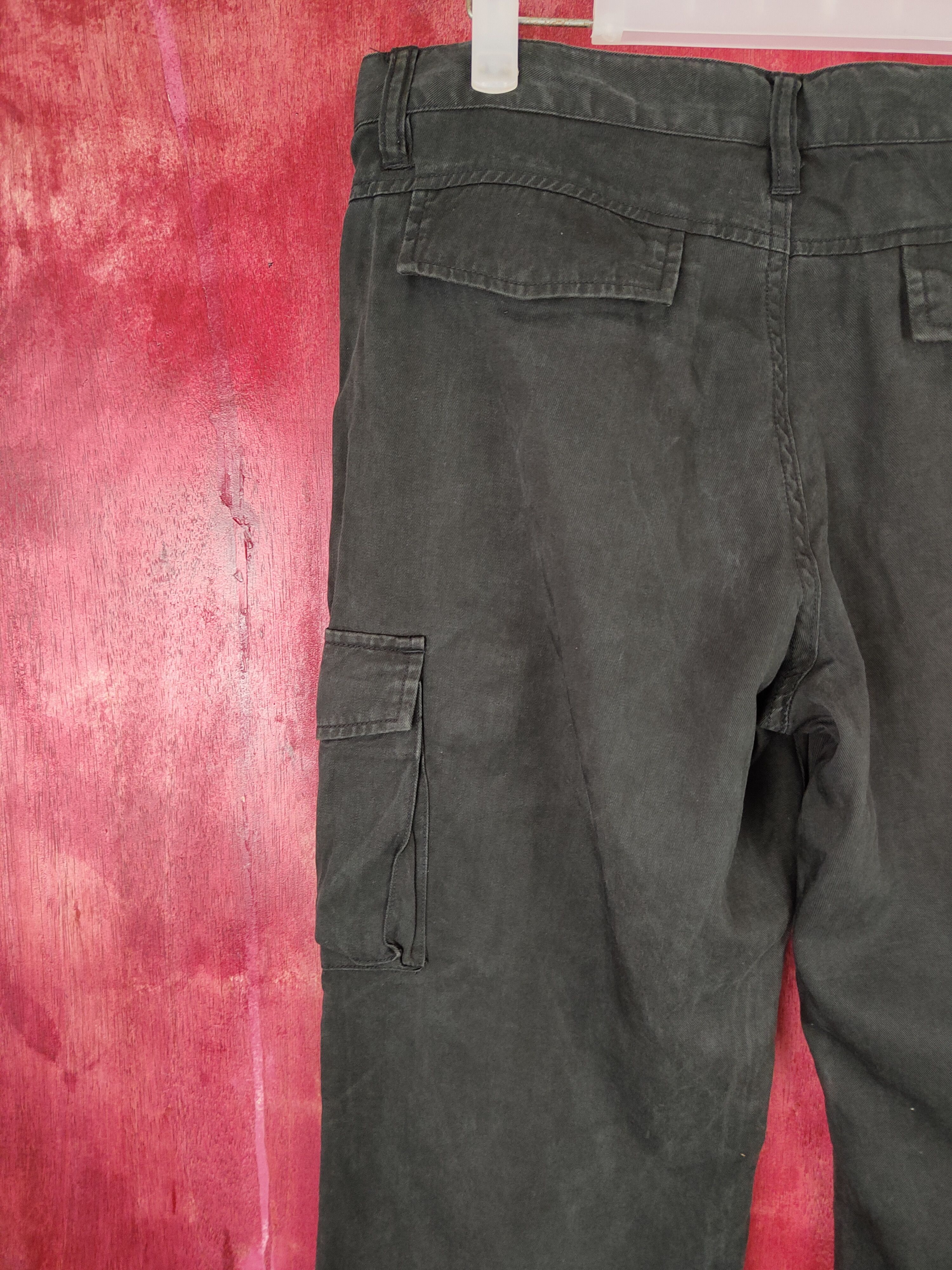 Japanese Brand × Vintage Japanese Brand Black Multi Pocket Tactical Cargo Pants #S475 Size US 31 - 8 Thumbnail