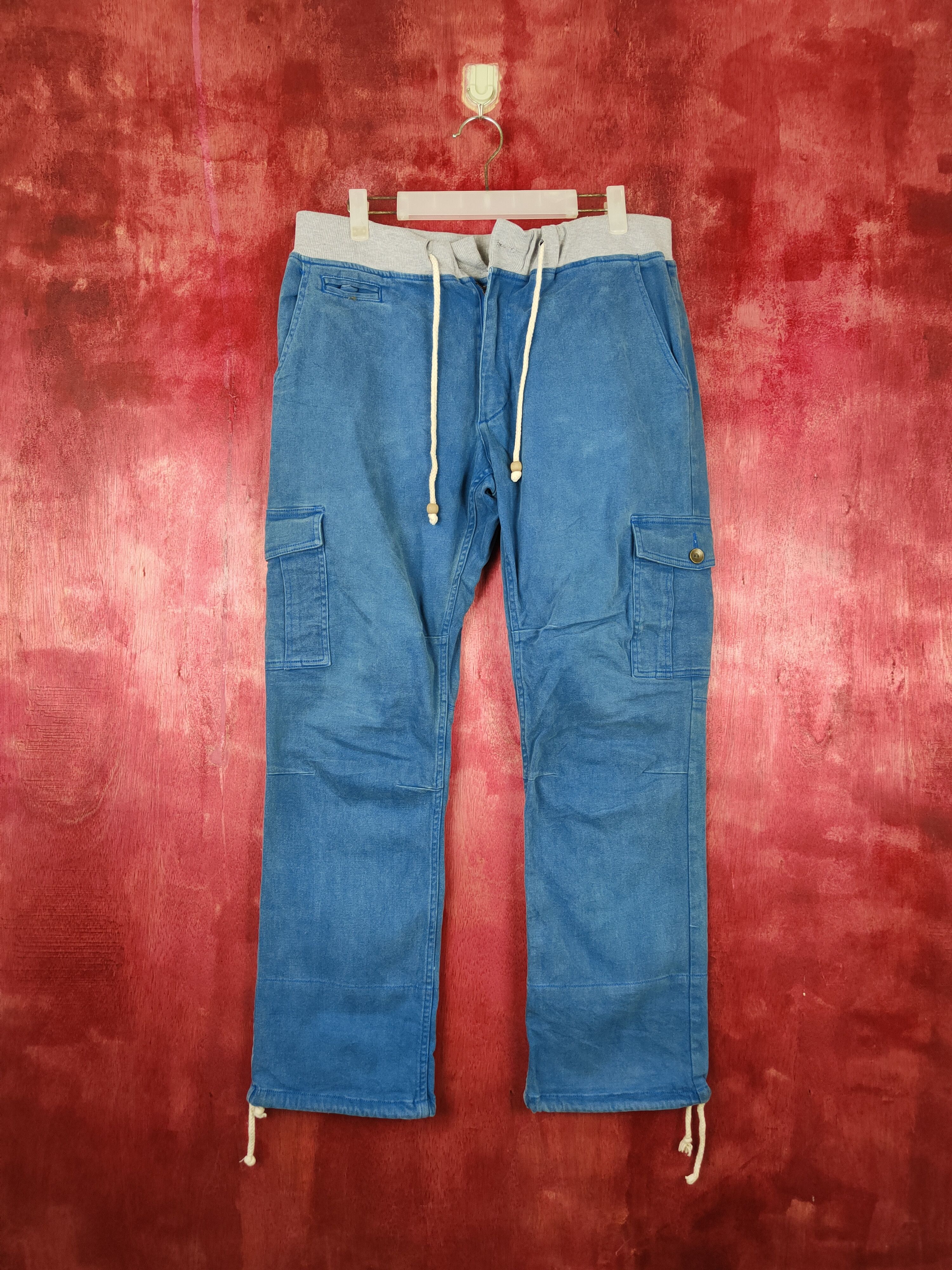 image of City Streets Amy Blue Multi Pocket Tactical Cargo Pants S474, Men's (Size 32)