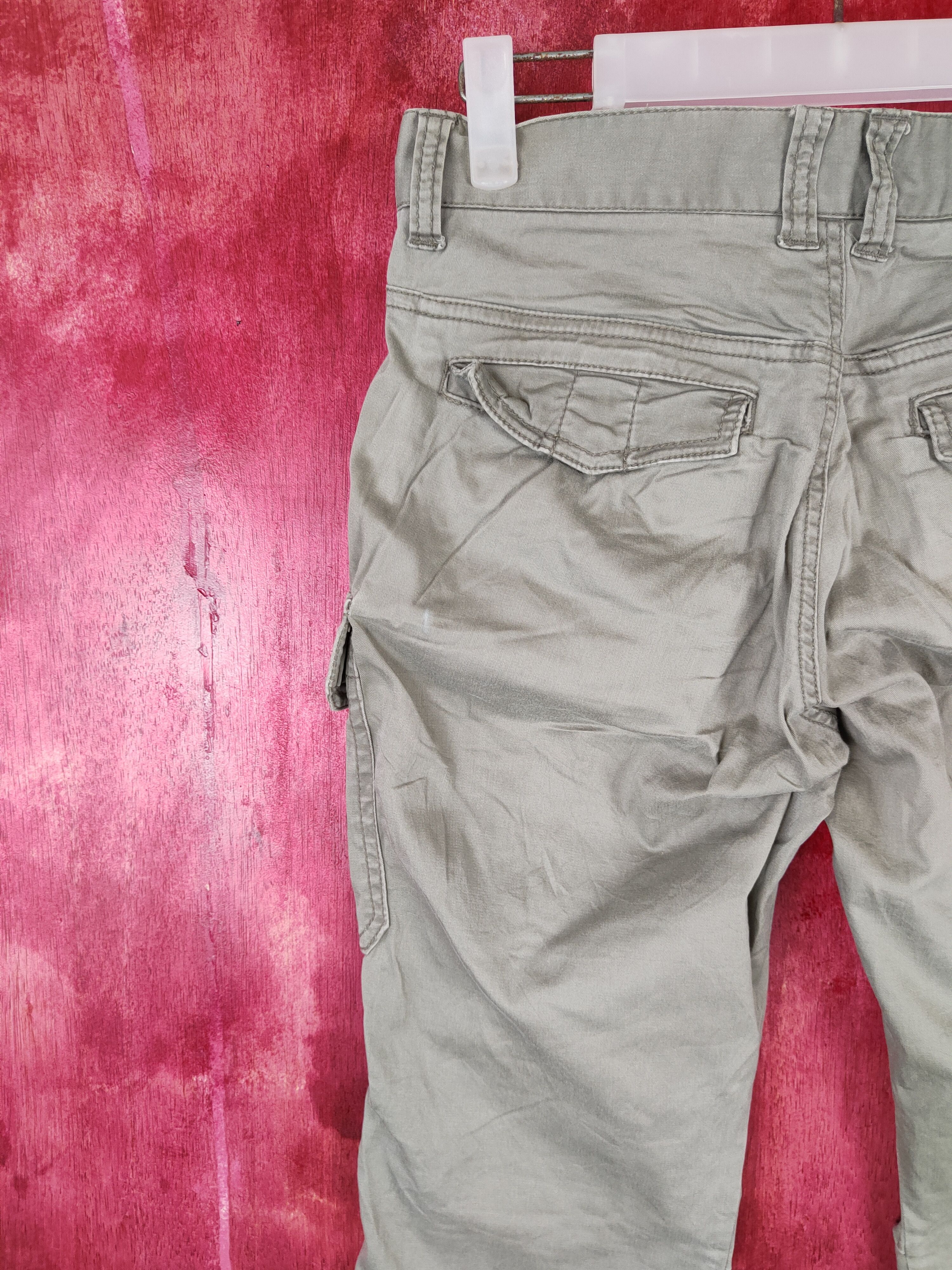 Japanese Brand × Vintage Lepsim Army Green Multi Pocket Tactical Cargo Pants #S473 Size 28" / US 6 / IT 42 - 8 Thumbnail
