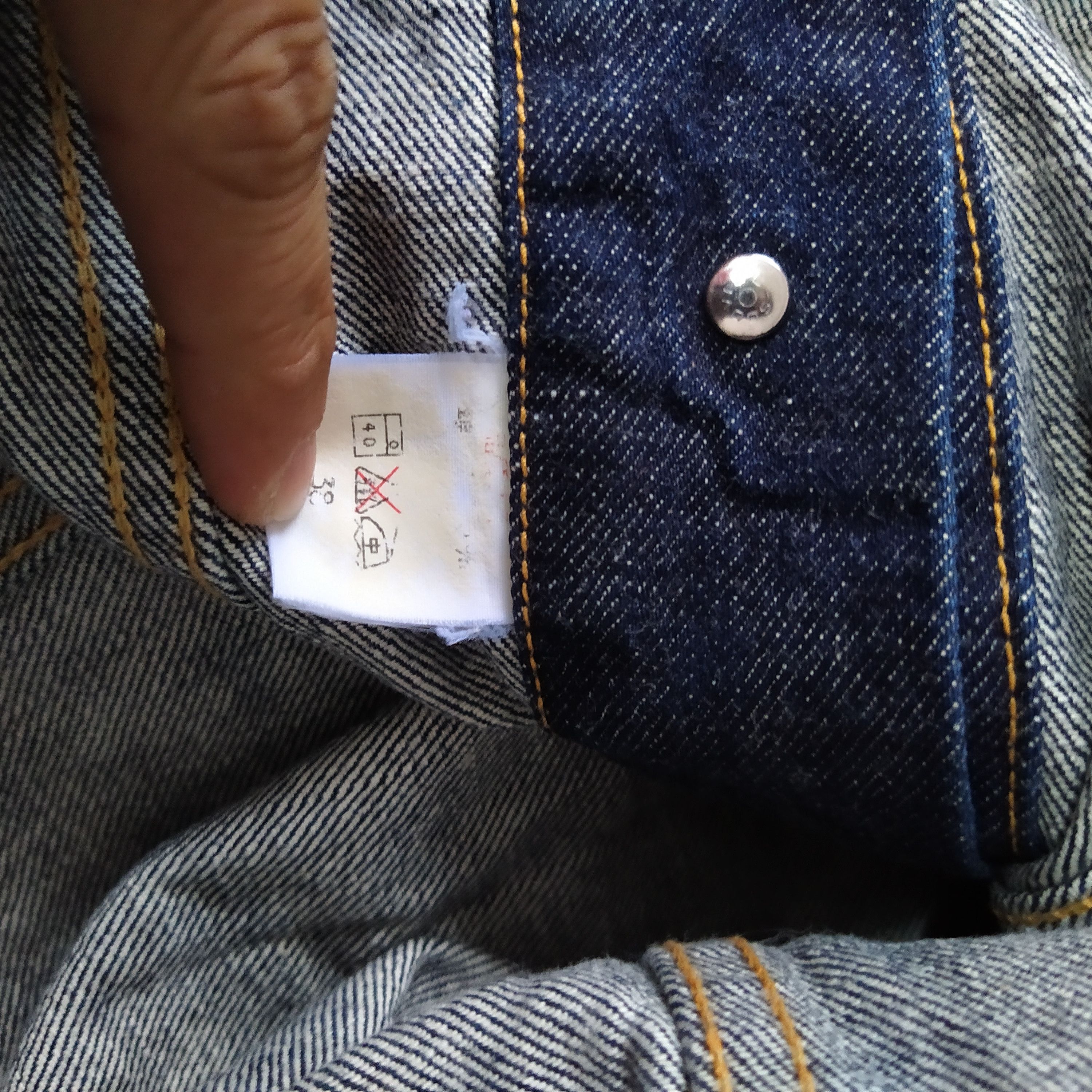 Johnbull JOHN BULL x SEWING CHOP JAPAN DENIM TRUCKER JACKET (D235) Size US S / EU 44-46 / 1 - 7 Thumbnail
