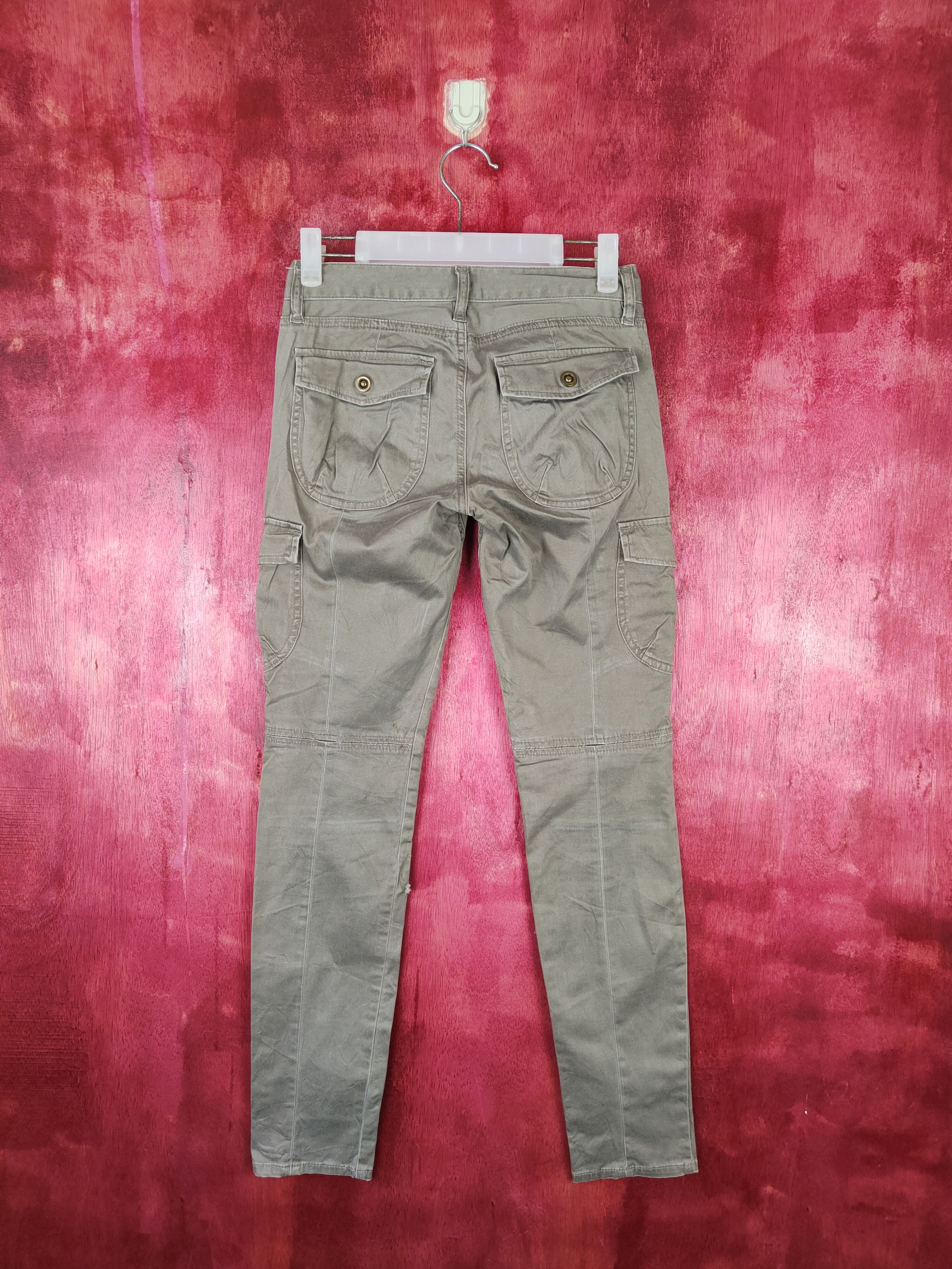 Japanese Brand × Vintage Japanese Brand Gray Multi Pocket Tactical Cargo Pants #S470 Size 27" / US 4 / IT 40 - 8 Thumbnail