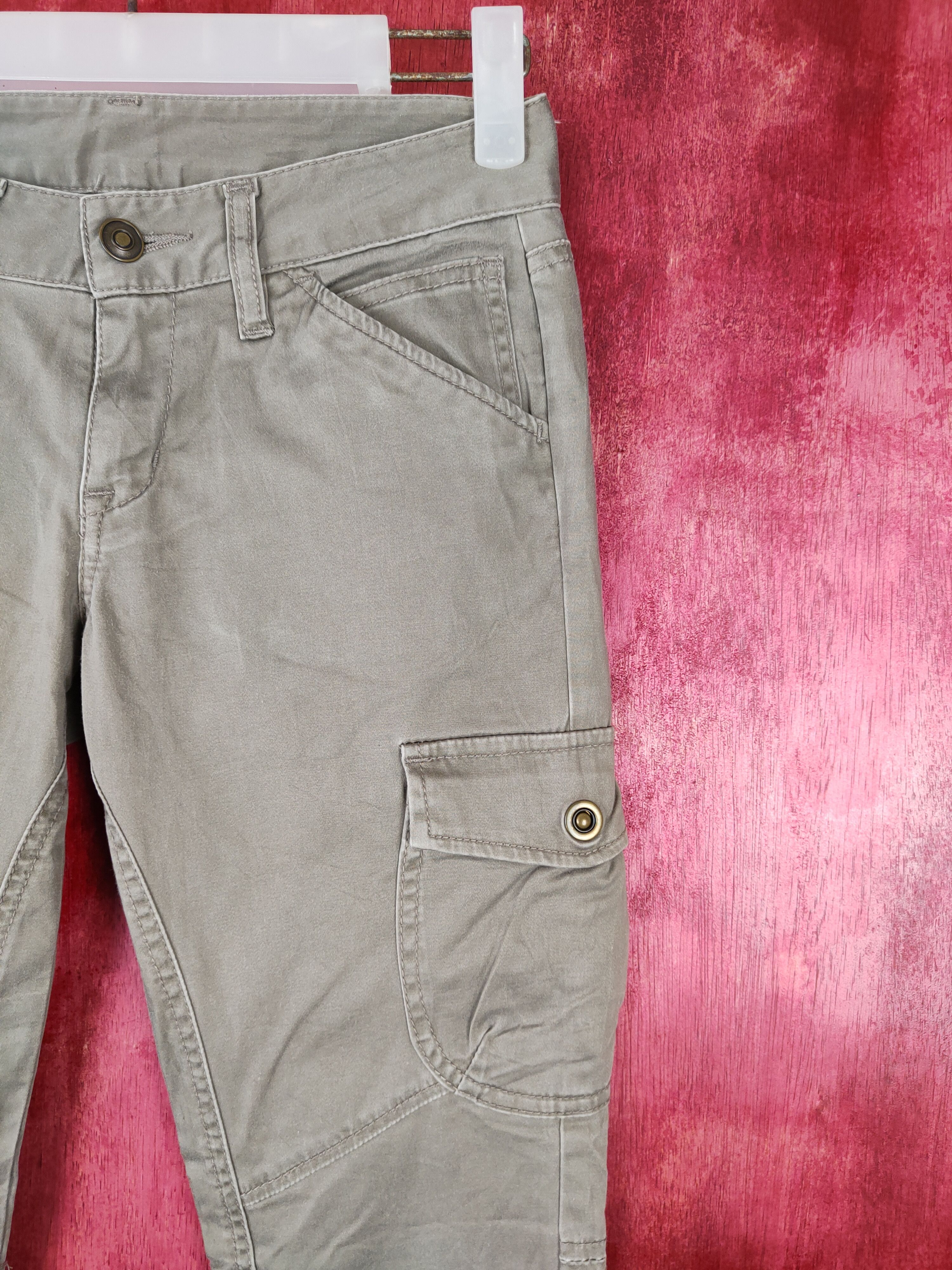 Japanese Brand × Vintage Japanese Brand Gray Multi Pocket Tactical Cargo Pants #S470 Size 27" / US 4 / IT 40 - 5 Thumbnail