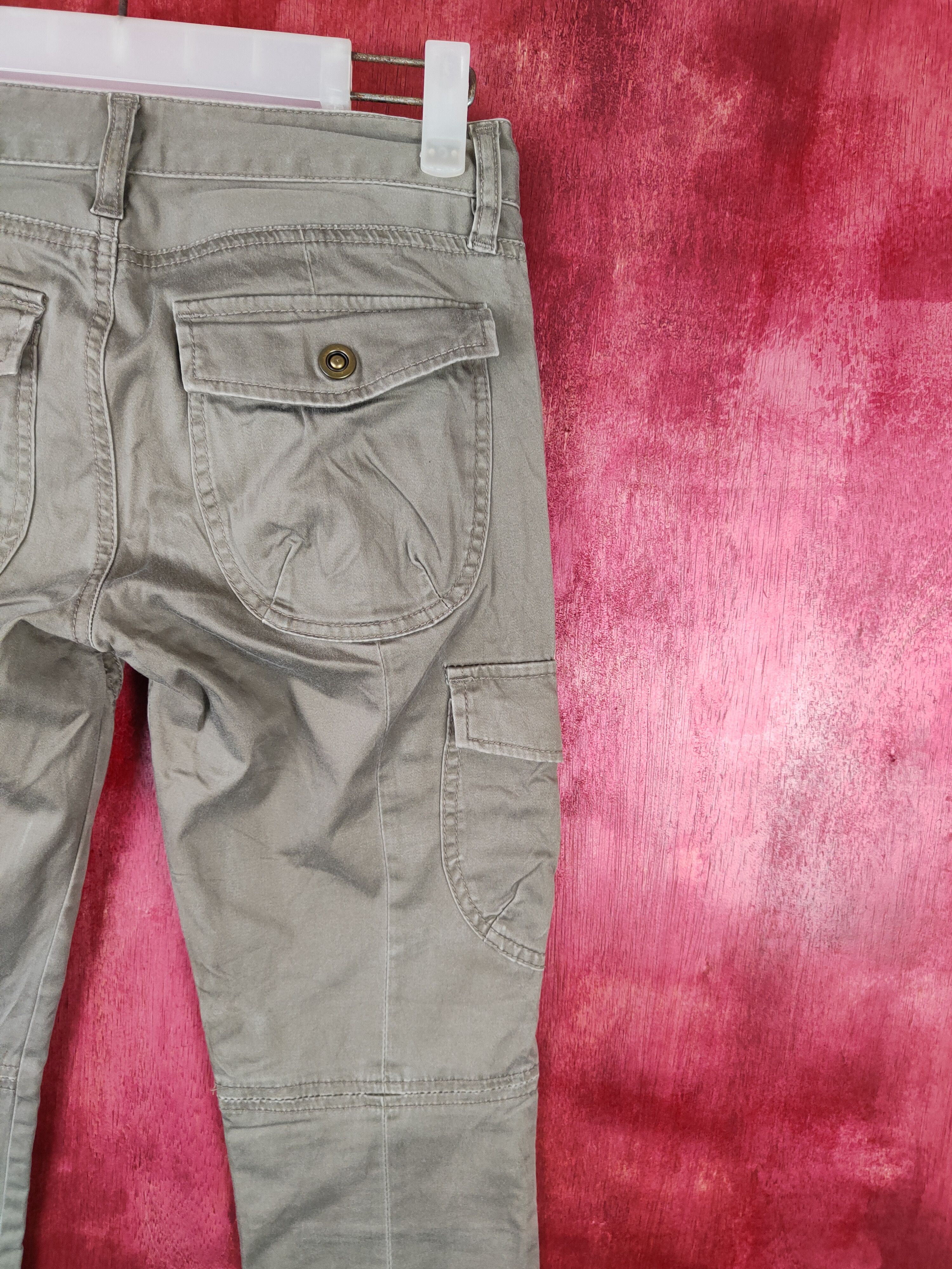 Japanese Brand × Vintage Japanese Brand Gray Multi Pocket Tactical Cargo Pants #S470 Size 27" / US 4 / IT 40 - 11 Thumbnail