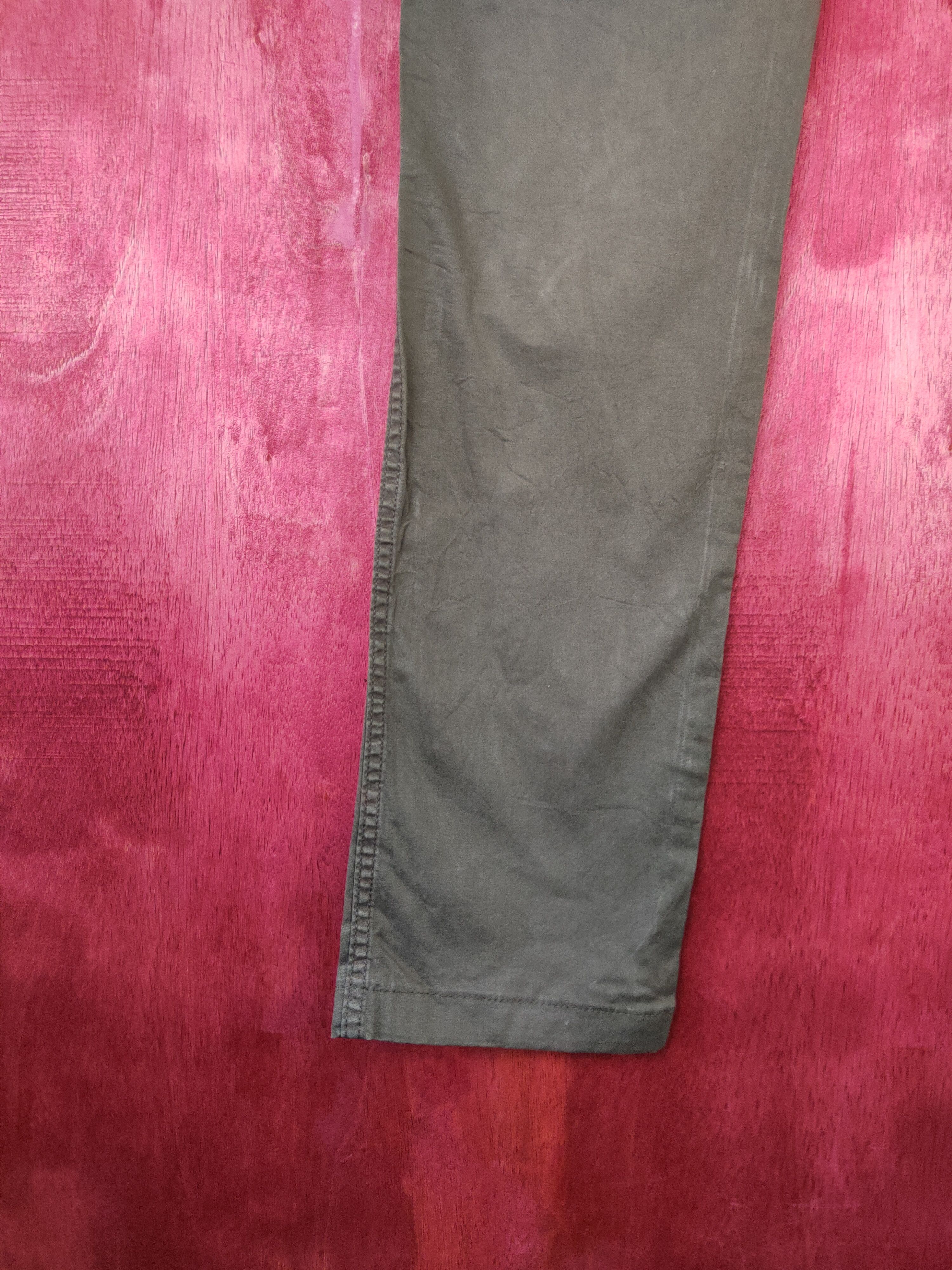 Japanese Brand × Vintage Uniqlo Dark Green Multi Pocket Tactical Cargo Pants #S469 Size 33" - 9 Thumbnail