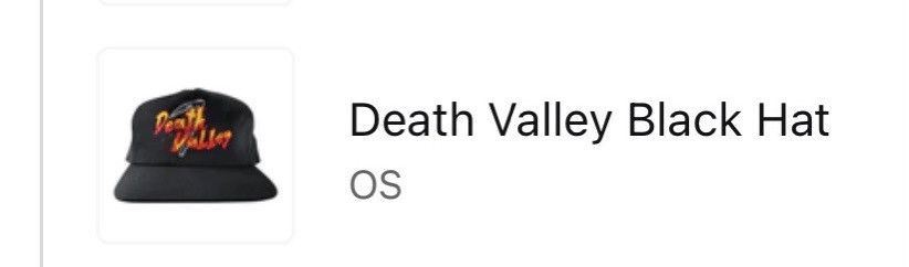 Warren Lotas Death Valley Black Hat Scythe Size ONE SIZE - 11 Thumbnail