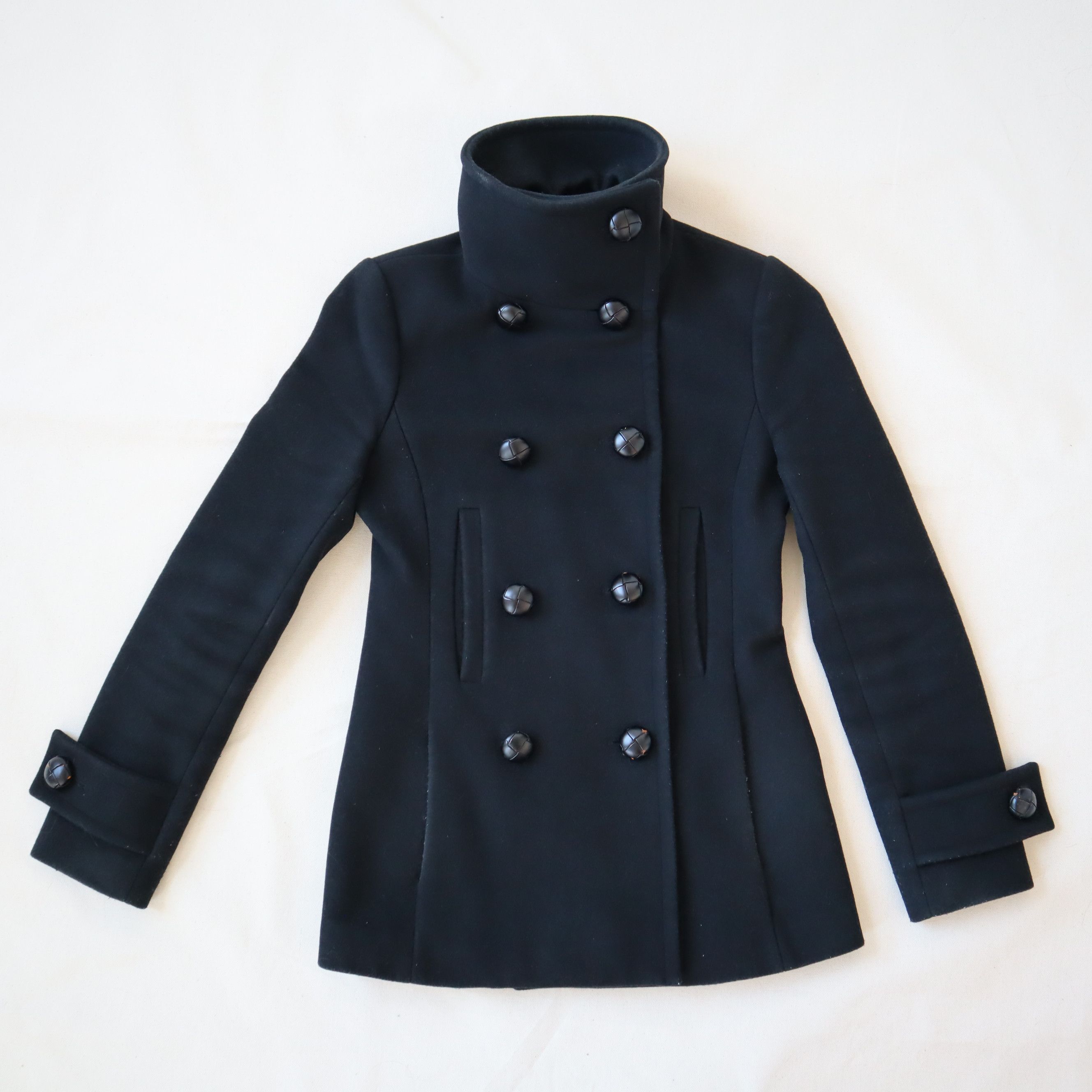Aritzia Talula Babaton Howell Double Breasted Pea Coat