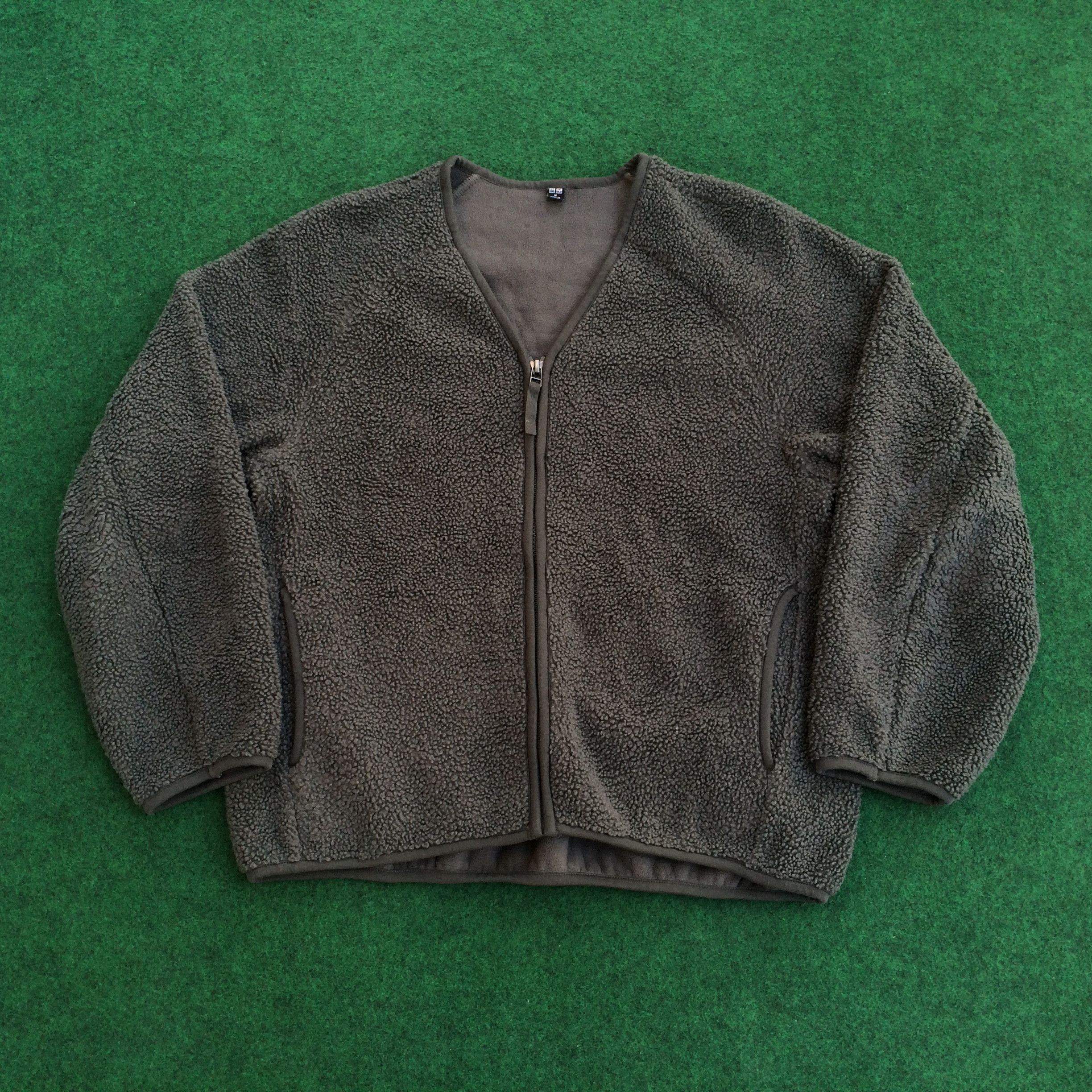 Japanese Brand Vtg uniqlo fleece collarless Size US M / EU 48-50 / 2 - 1 Thumbnail