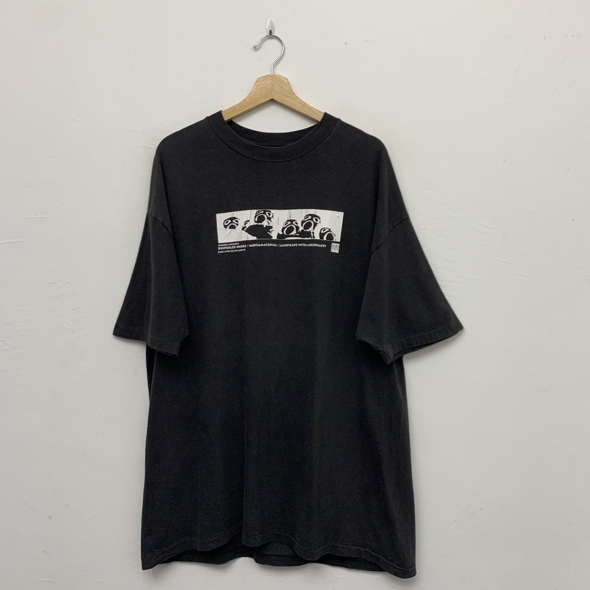 Vintage Vintage 90s Heiner Muller Novelty T-Shirt Size US XL / EU 56 / 4 - 1 Thumbnail