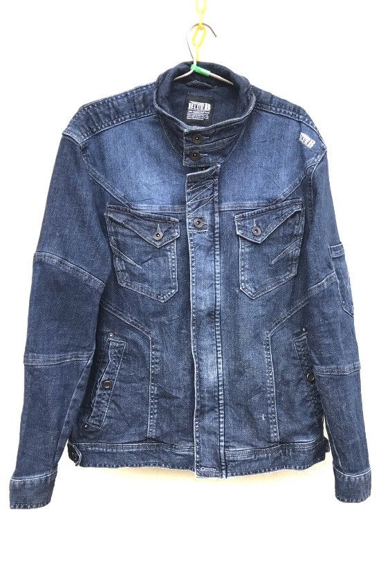 Blue blue denim jacket