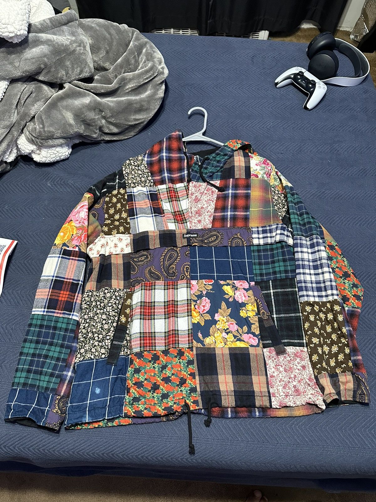 Supreme Patchwork Anorak | Grailed