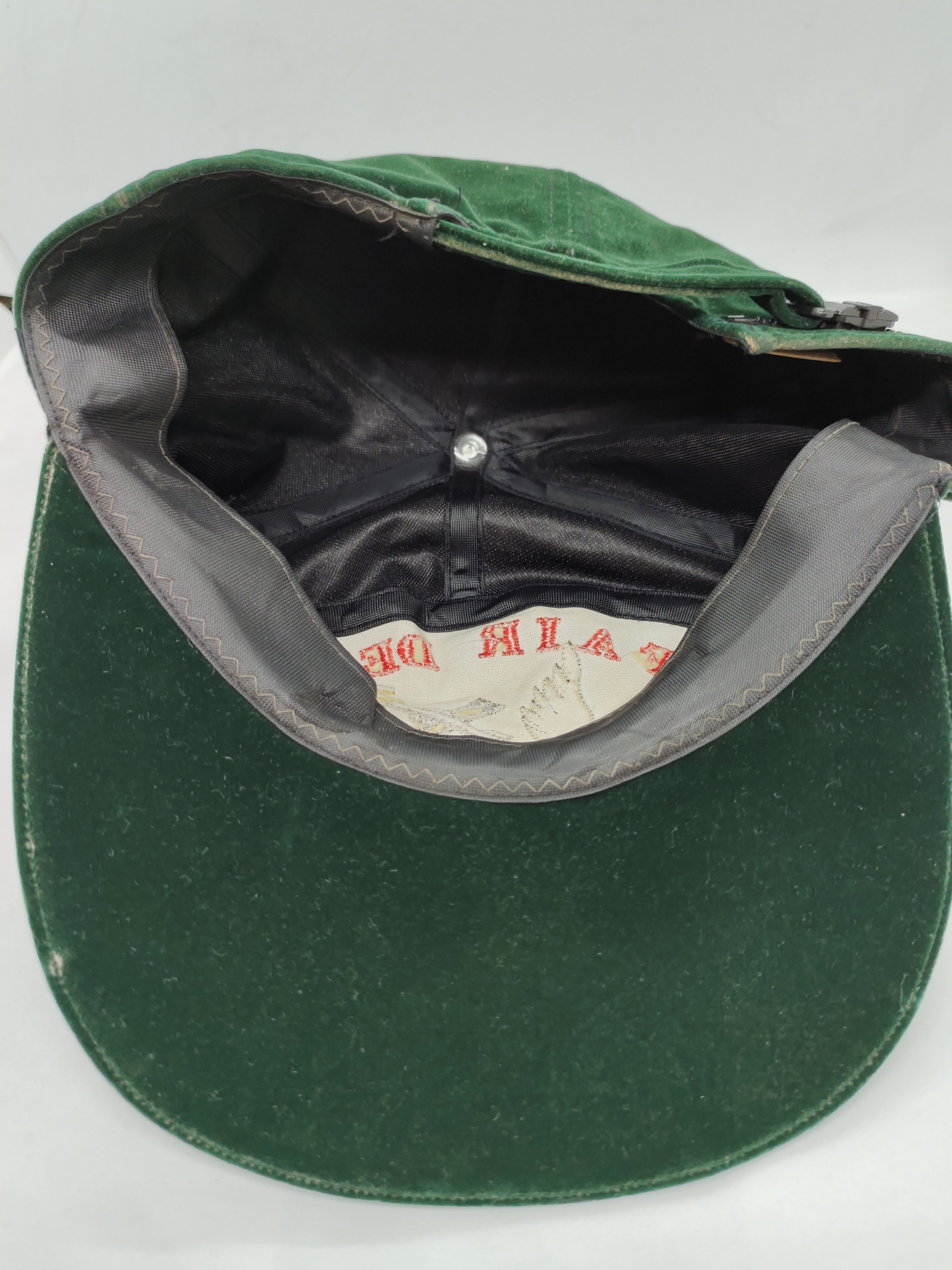 Vintage Vintage Gsdf Air Defense Velvet Cap Hat Adjustable Size ONE SIZE - 6 Thumbnail