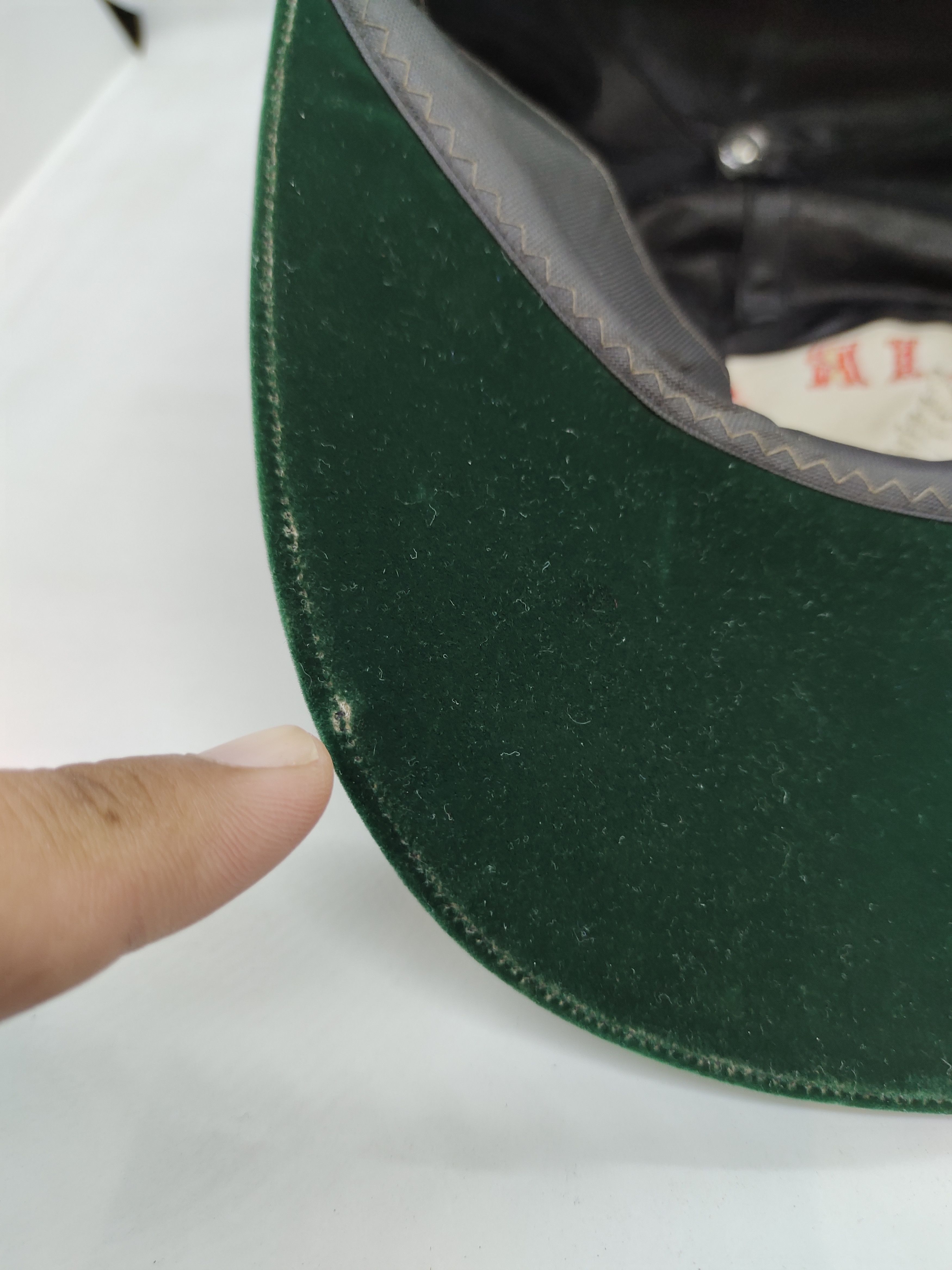 Vintage Vintage Gsdf Air Defense Velvet Cap Hat Adjustable Size ONE SIZE - 7 Thumbnail